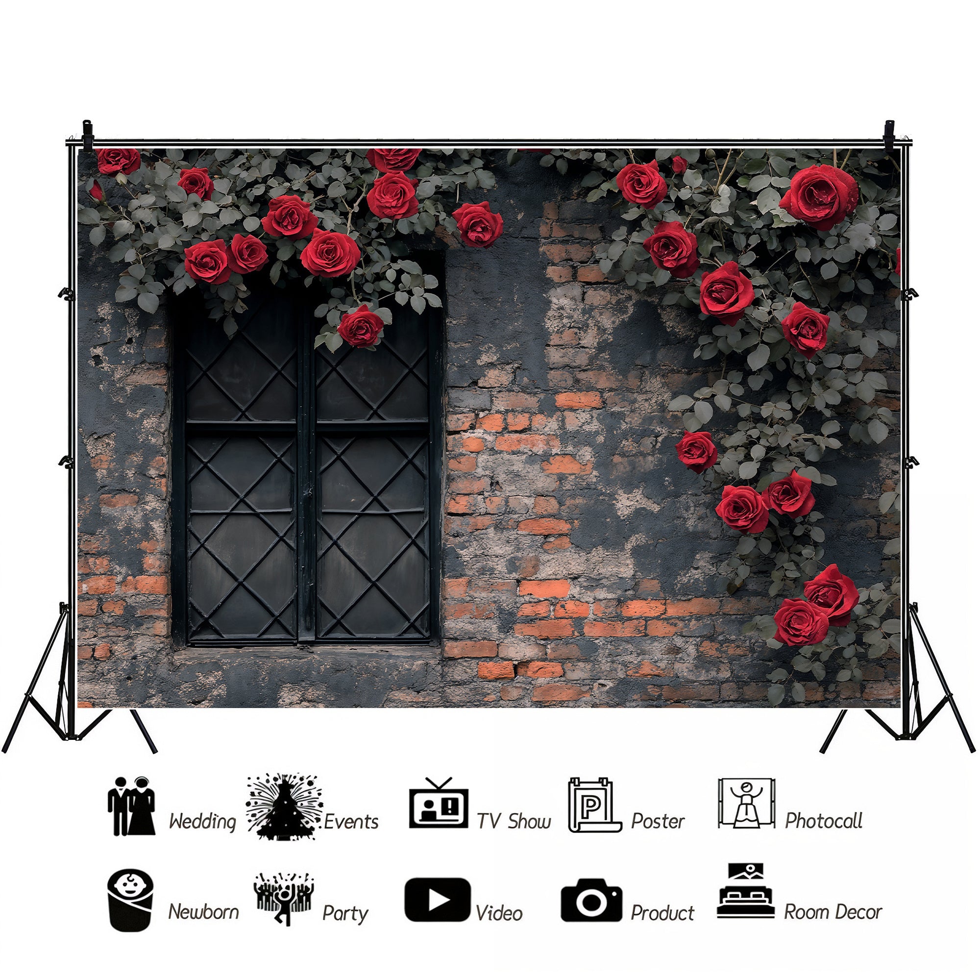Gothic Rose Window Backdrop