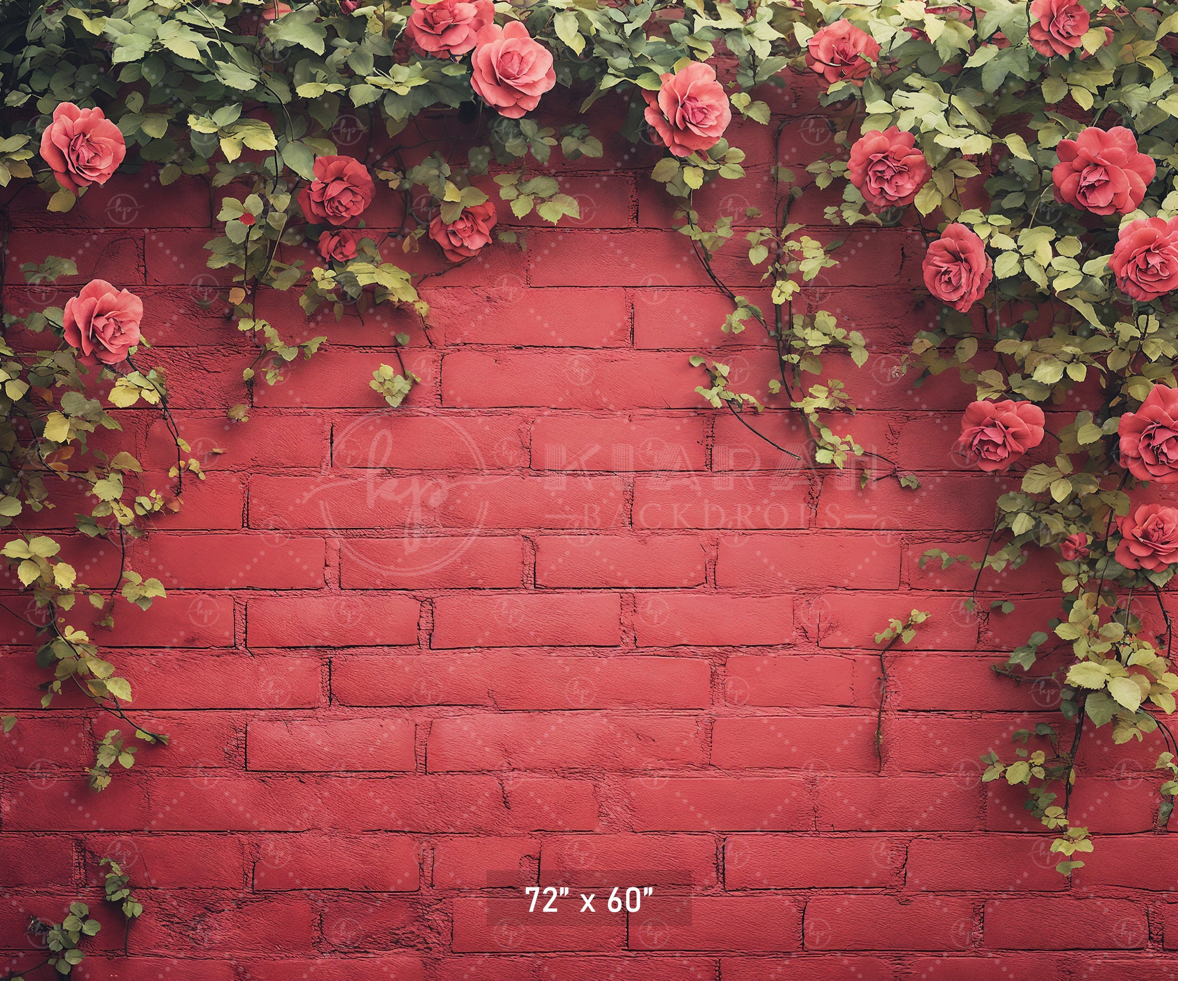 Vibrant Rose Trellis Wal Backdrop