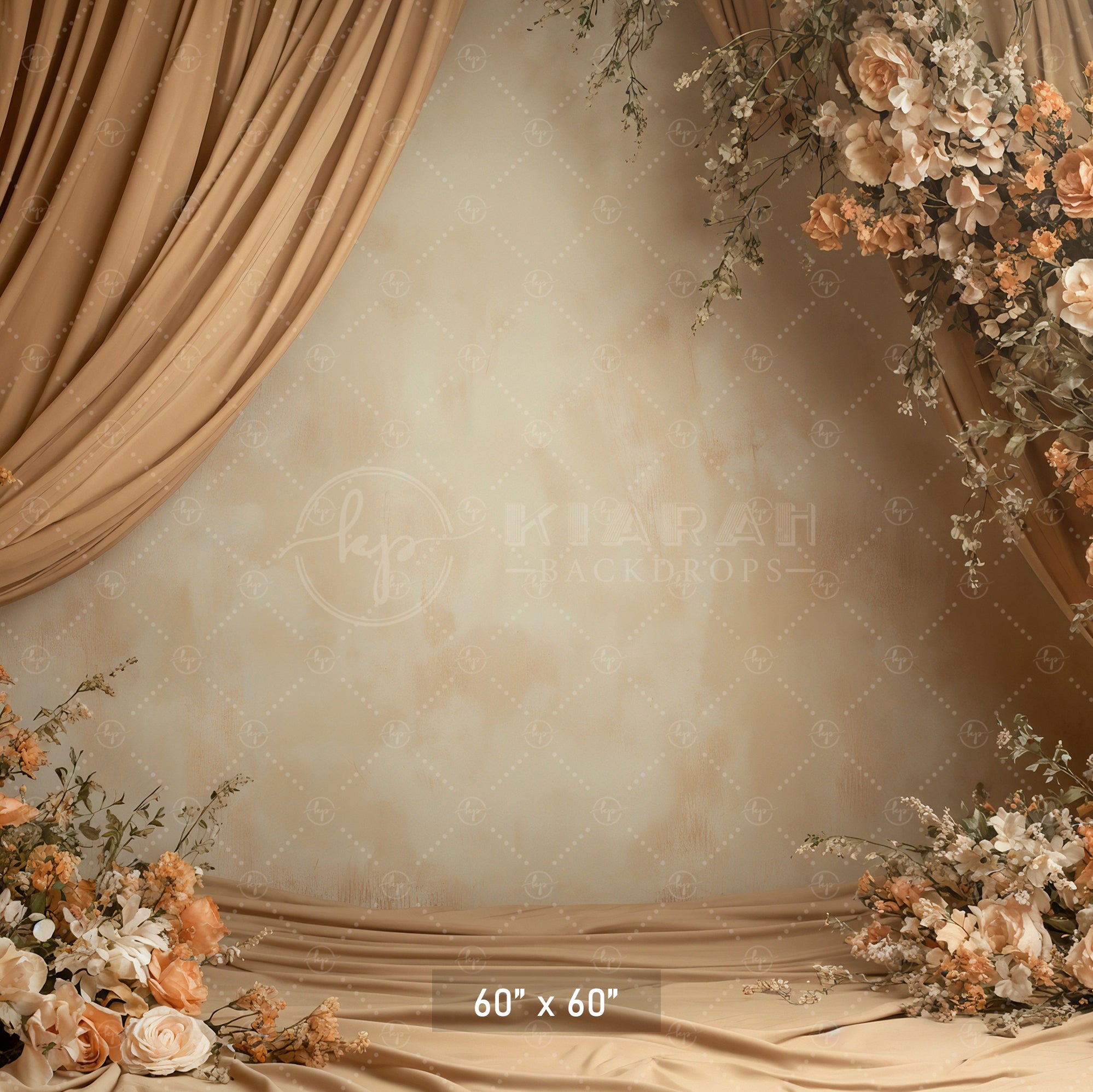 Elegant Floral Stage Backdrop