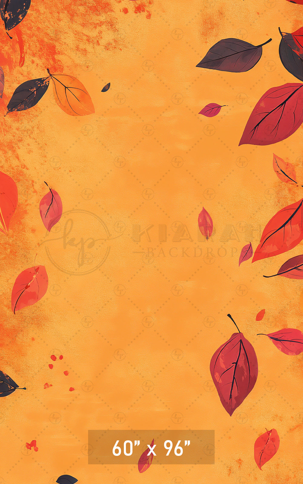 Falling Autumn Leaves Paint Backdrop
