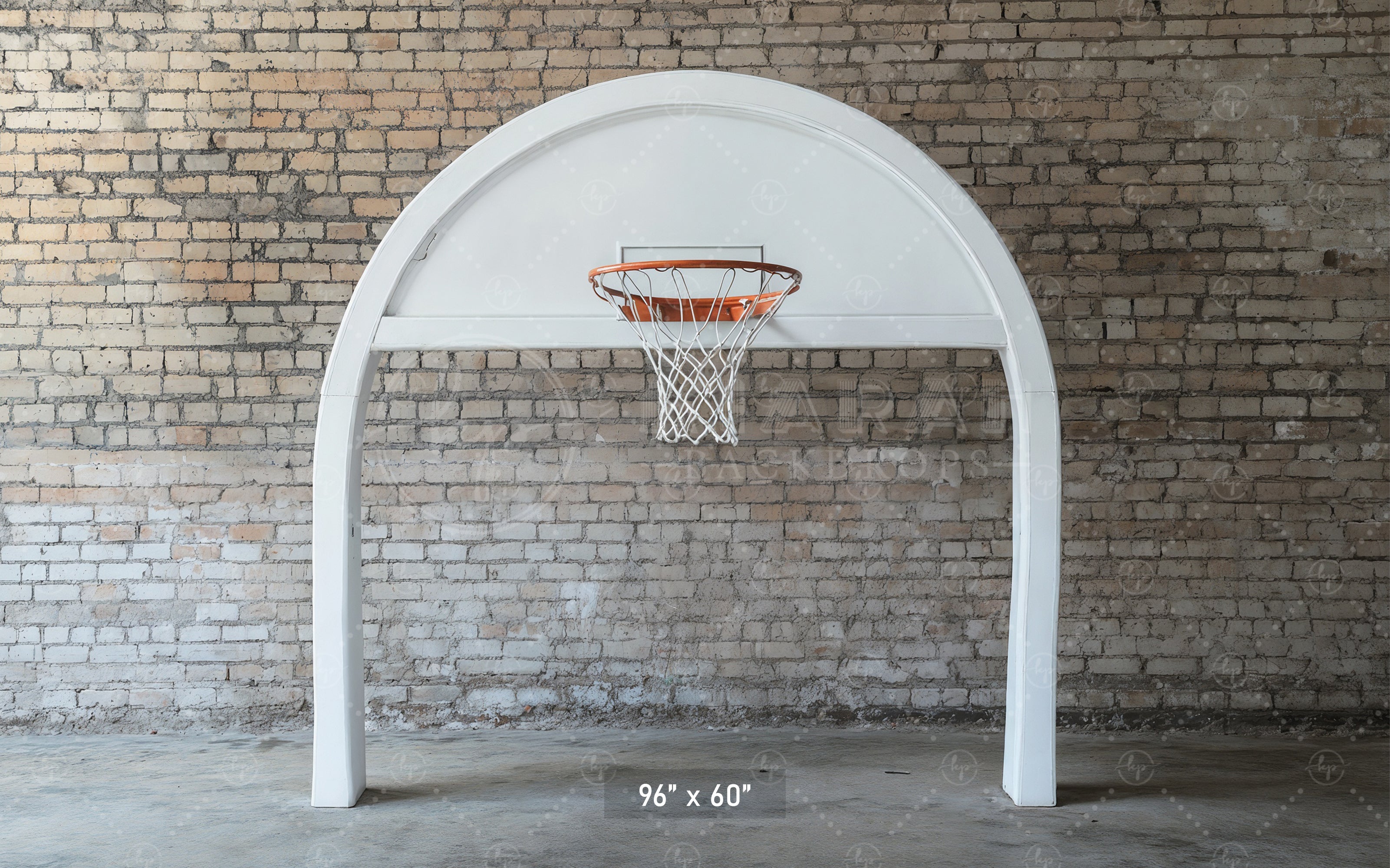Urban Court Basketball Hoop Backdrop