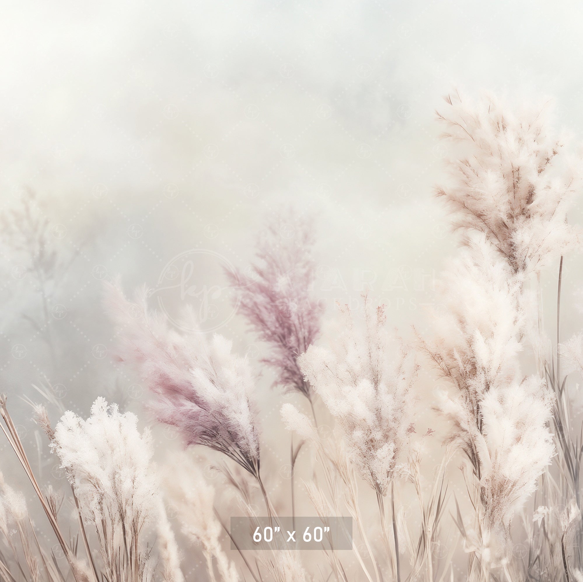 Whispering Pampas Grass Backdrop