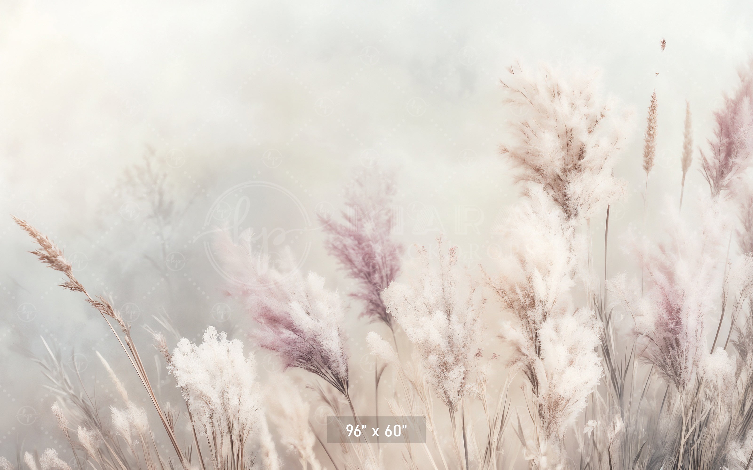 Whispering Pampas Grass Backdrop