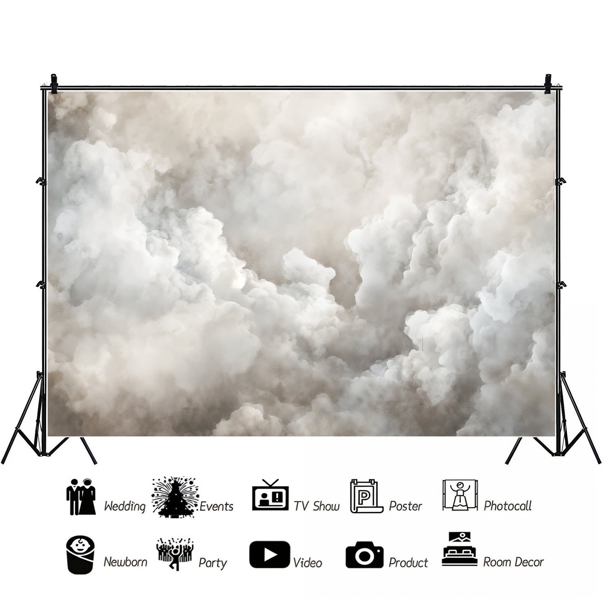 Ethereal Cloudscape Texture Backdrop