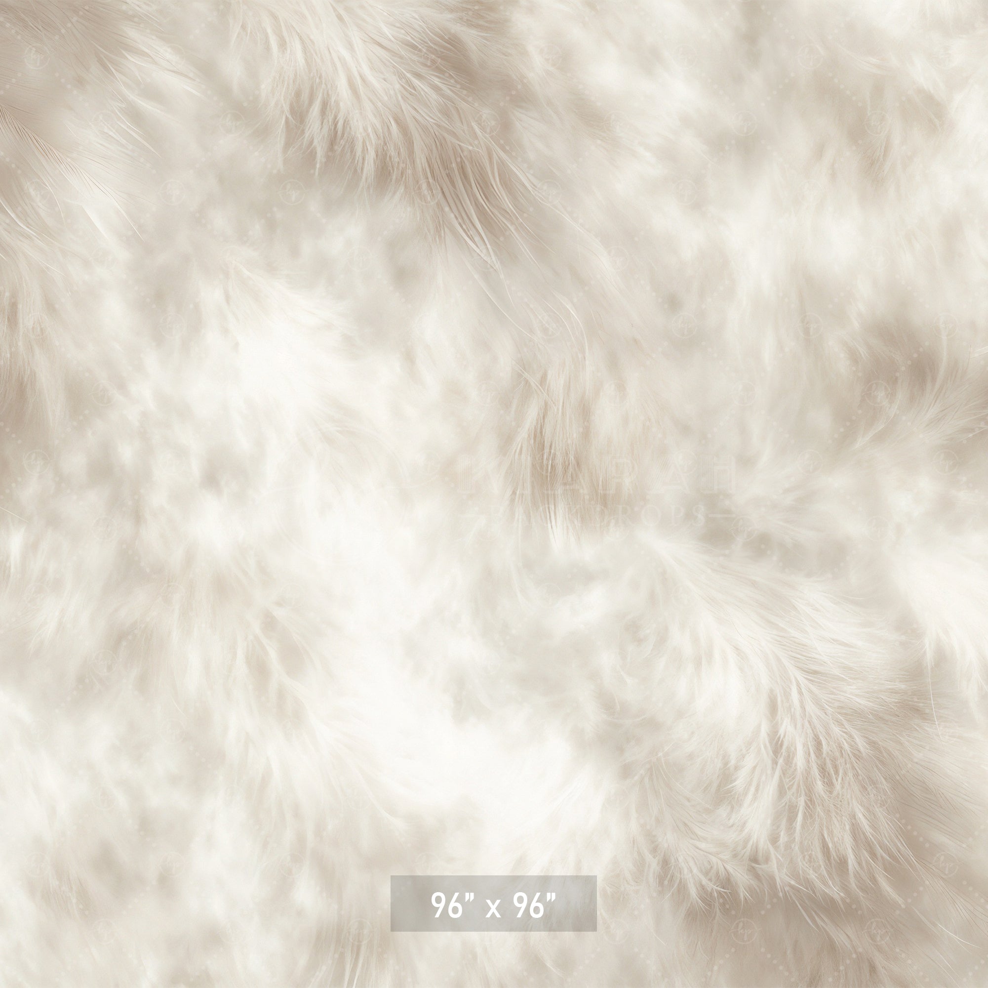 Soft White Feather Texture Backdrop