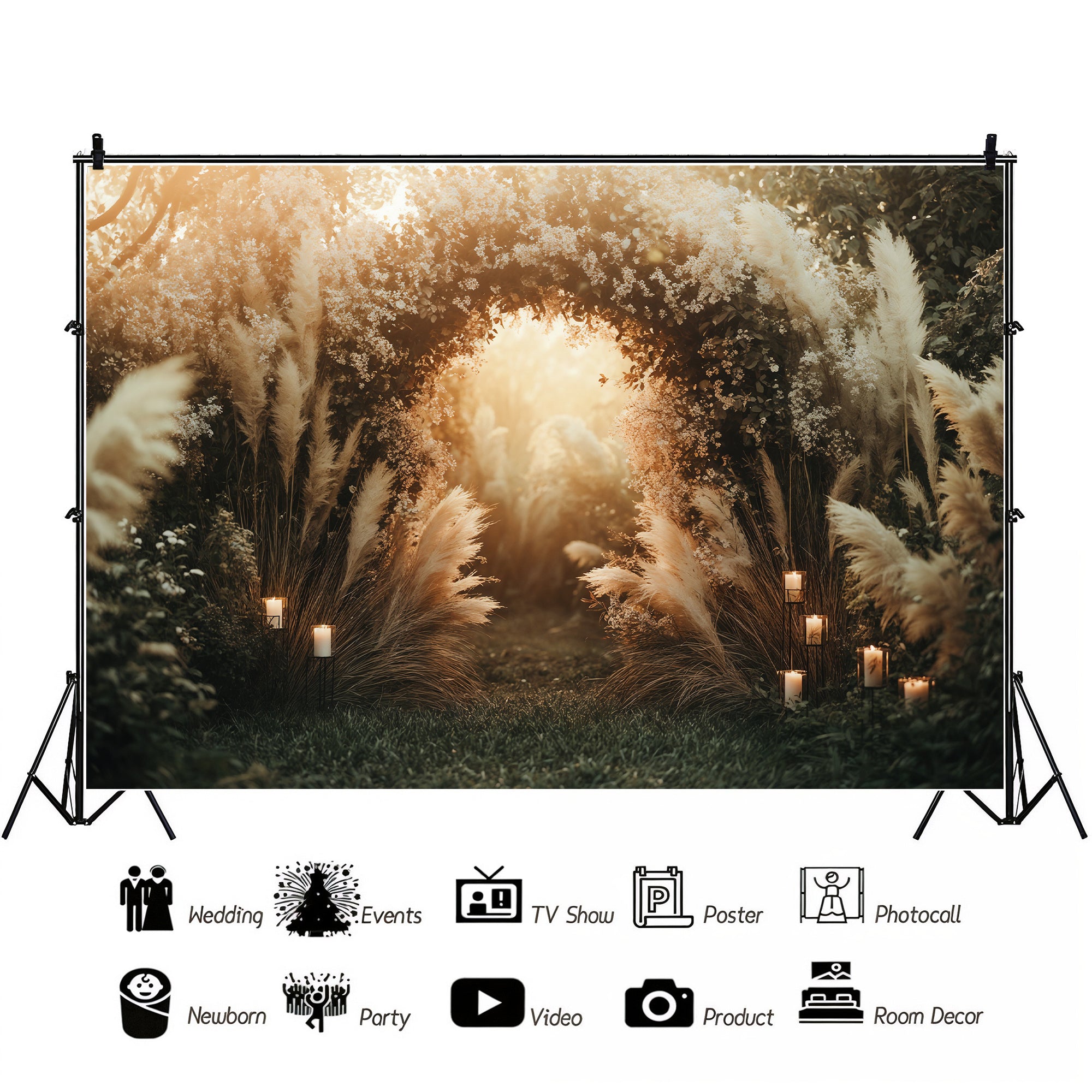 Enchanted Forest Archway Backdrop