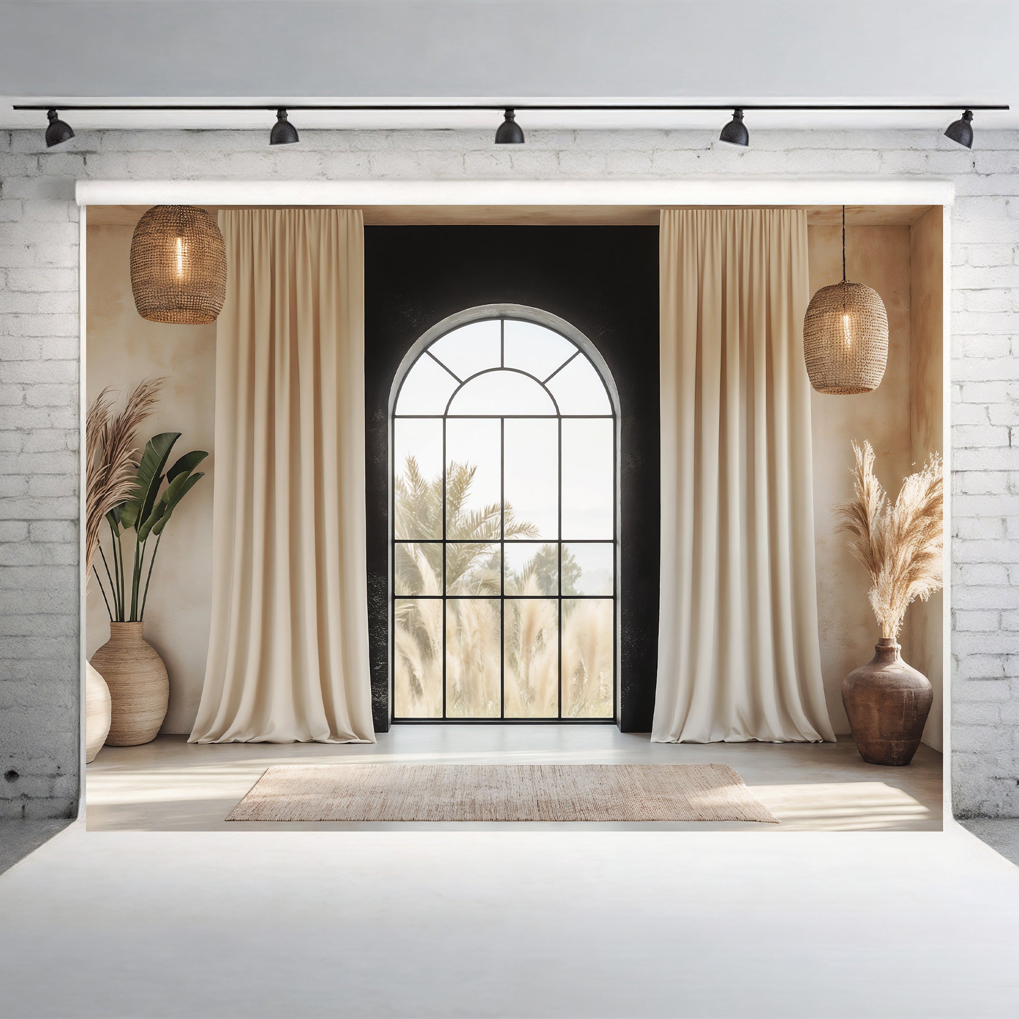 Modern Desert Window Backdrop