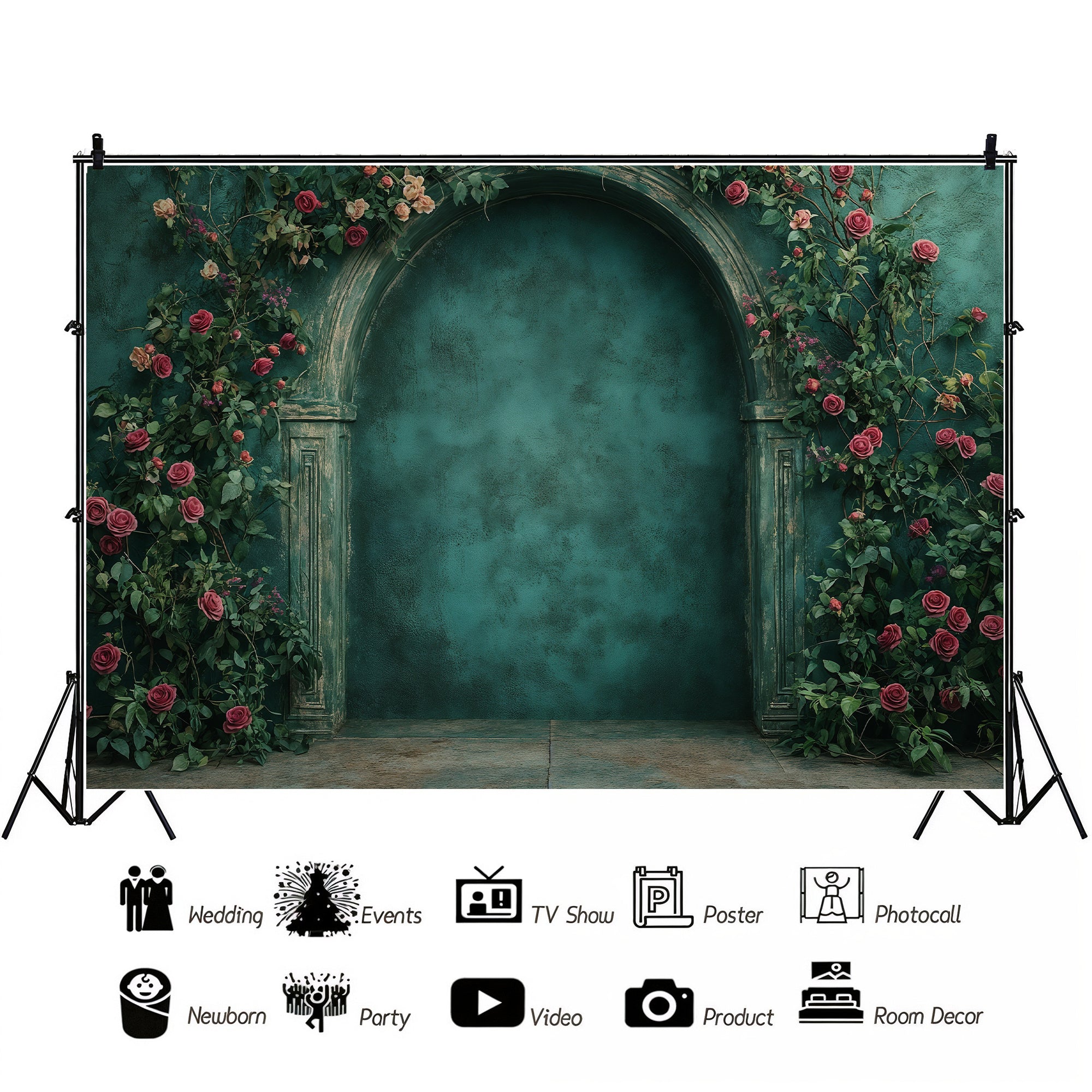 Enchanted Garden Alcove Backdrop