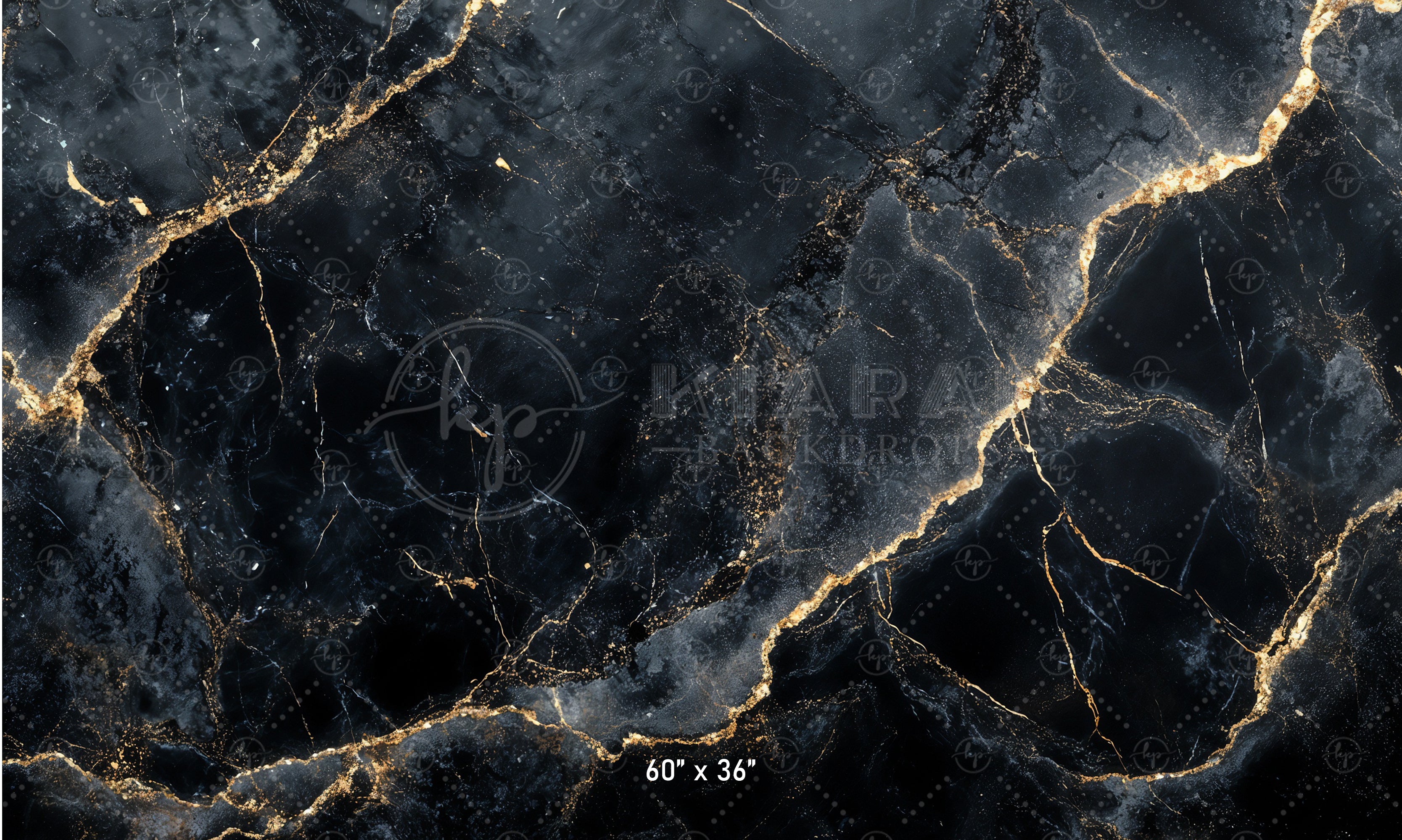 Luxury Black & Gold Marble Backdrop