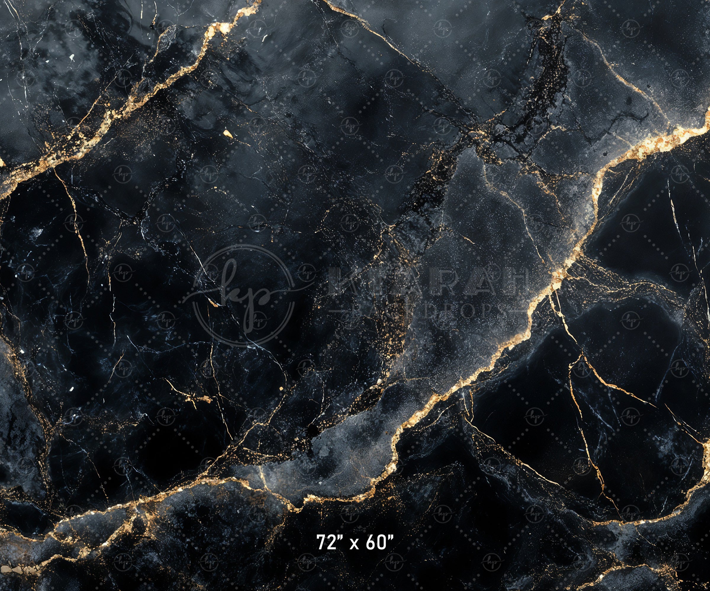 Luxury Black & Gold Marble Backdrop