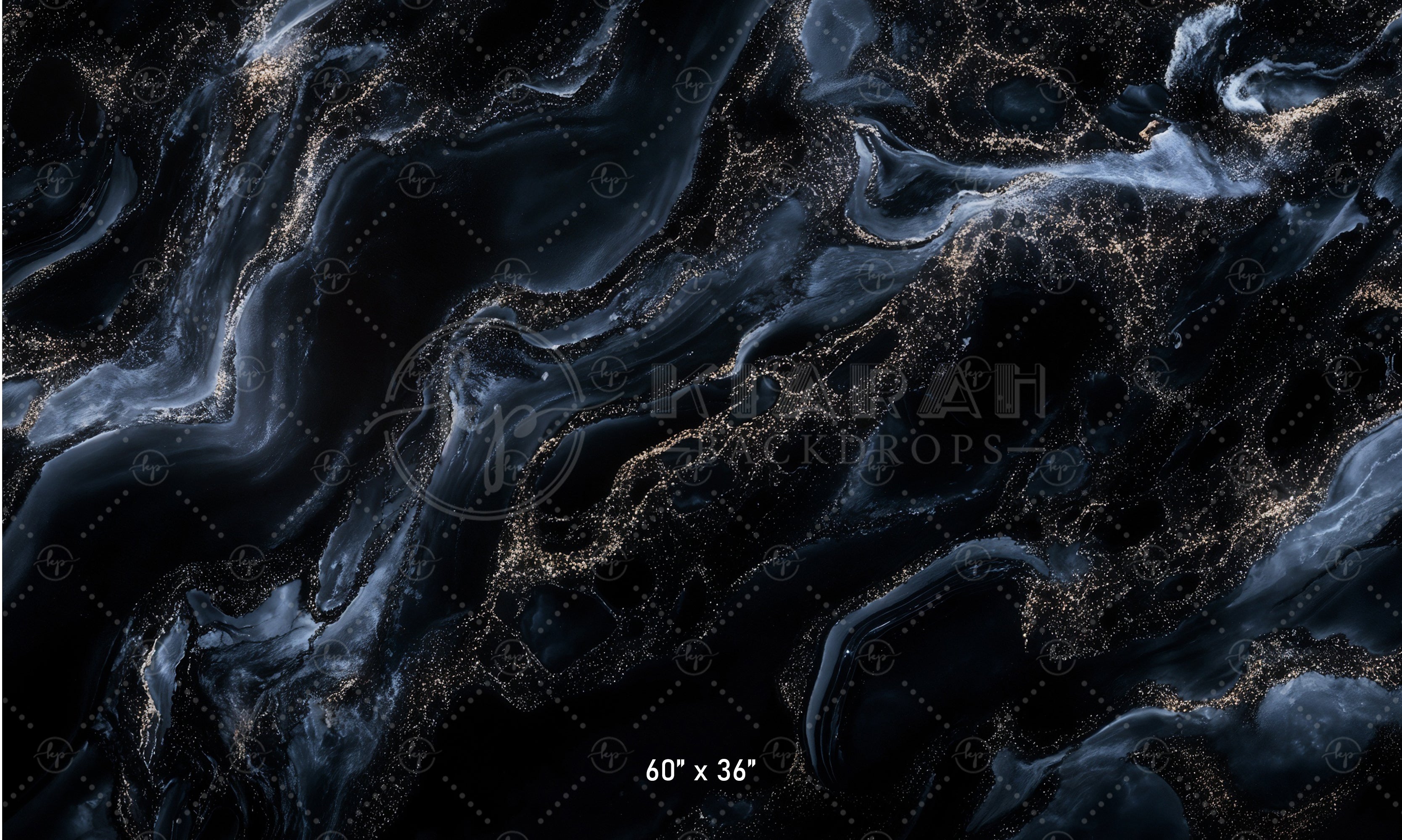 Cosmic Gold Dust Marble Backdrop