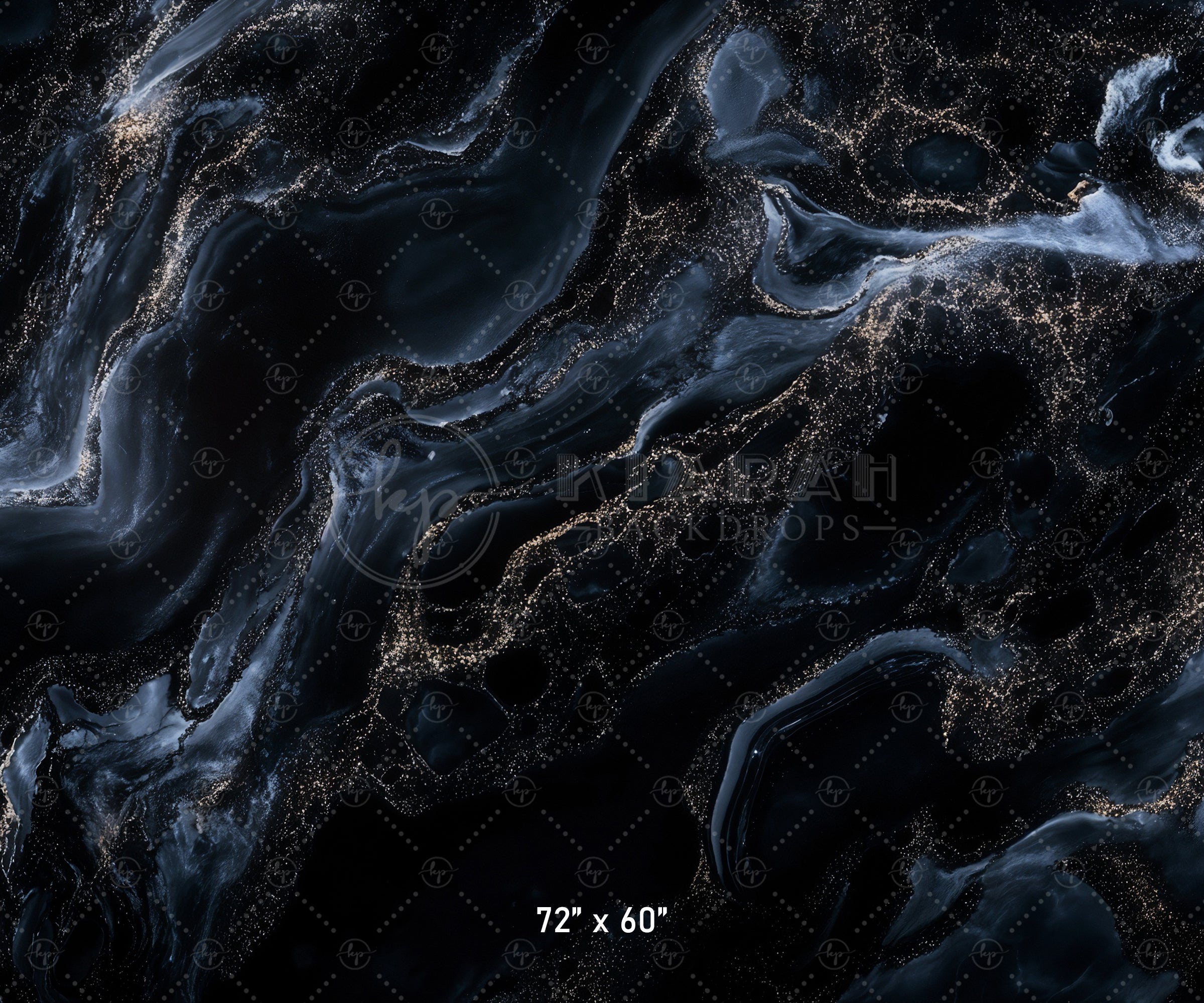 Cosmic Gold Dust Marble Backdrop