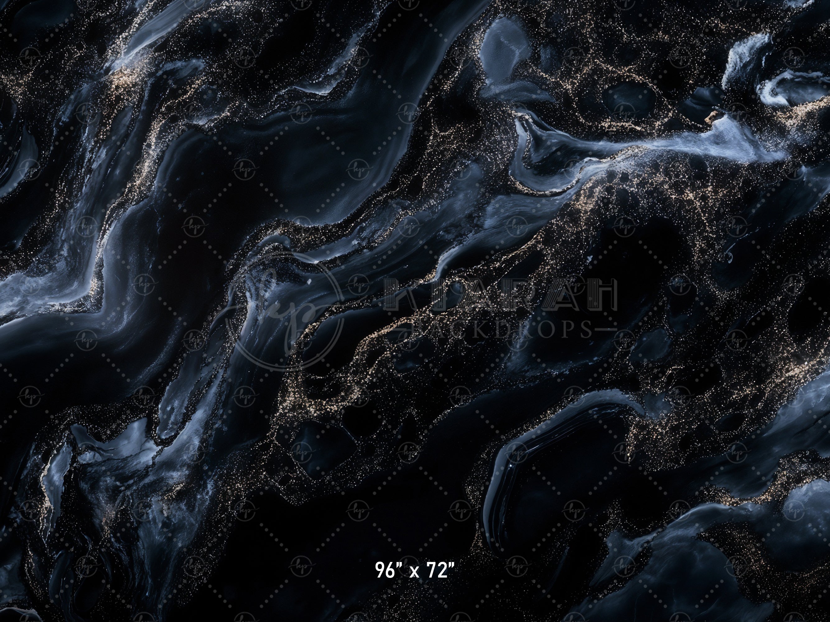 Cosmic Gold Dust Marble Backdrop