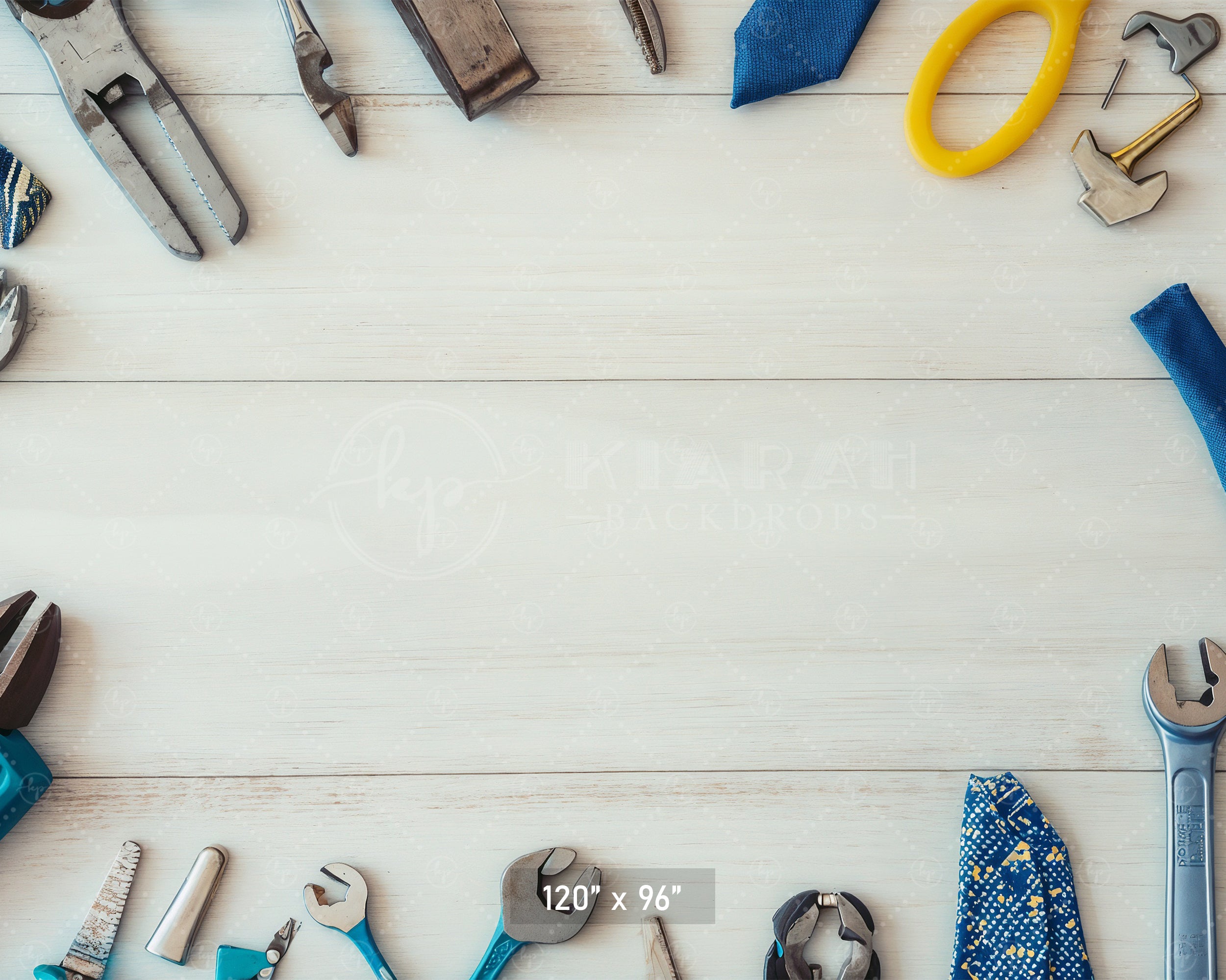 Father's Day Tools & Ties Backdrop
