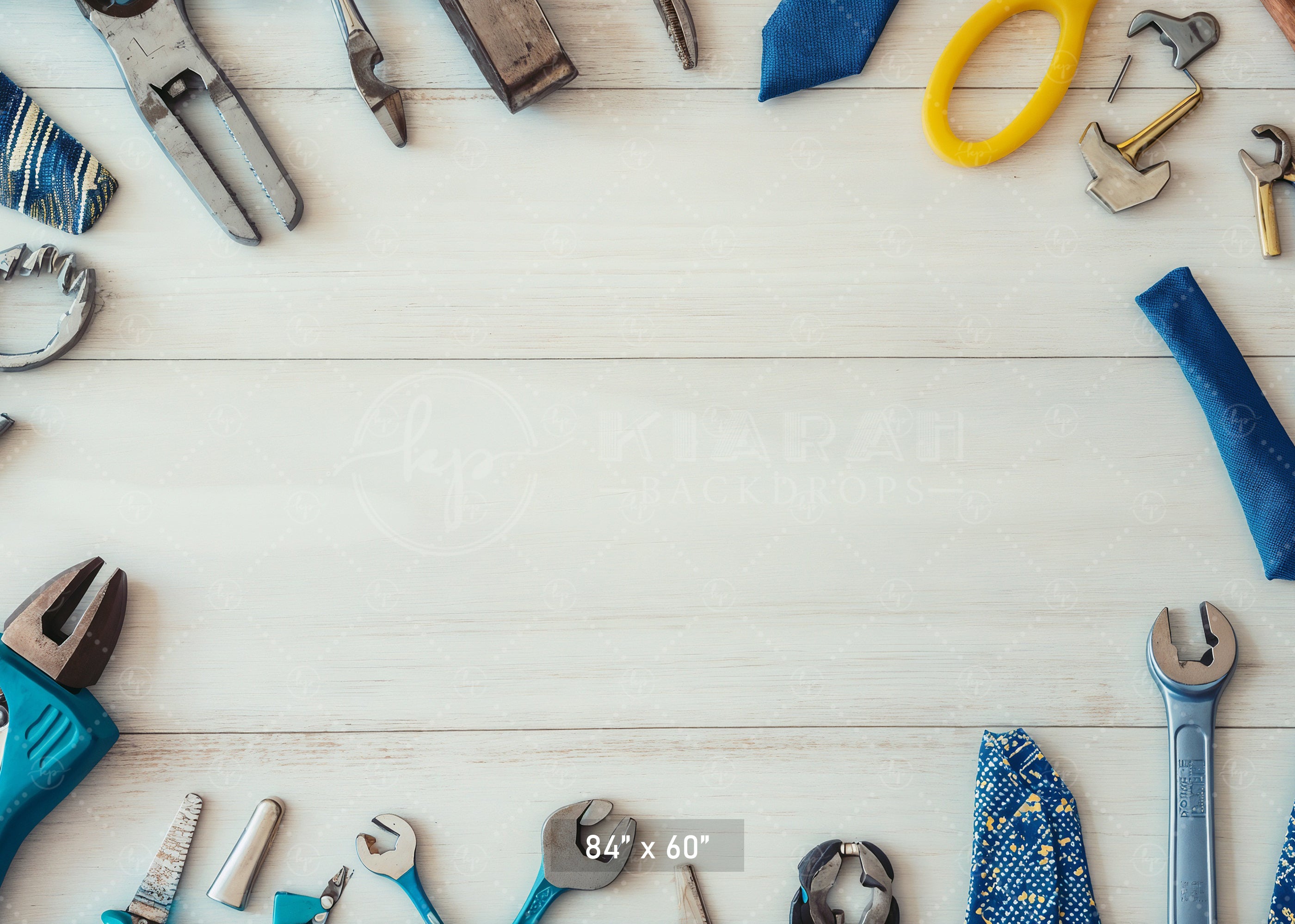 Father's Day Tools & Ties Backdrop