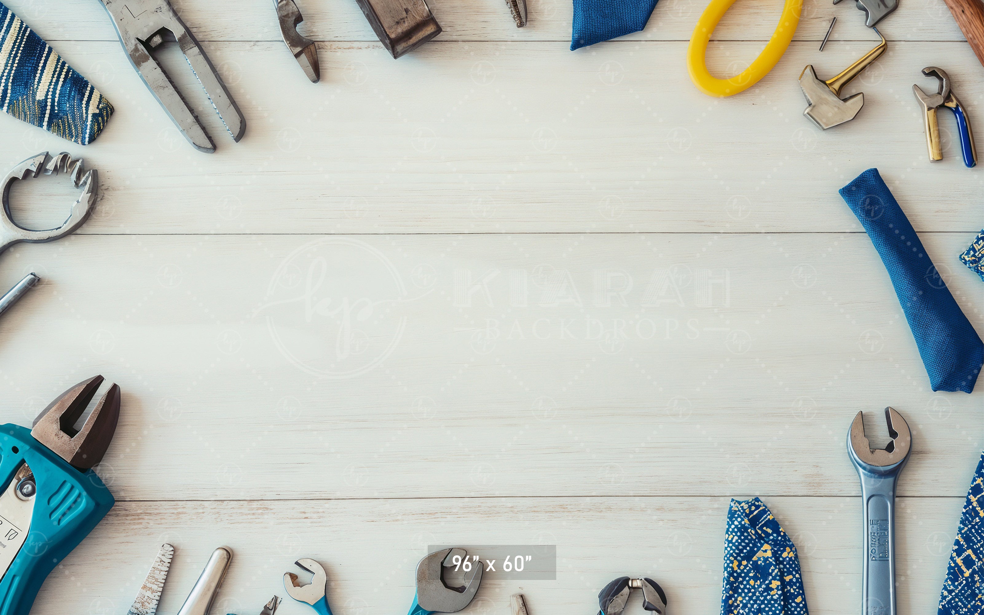 Father's Day Tools & Ties Backdrop