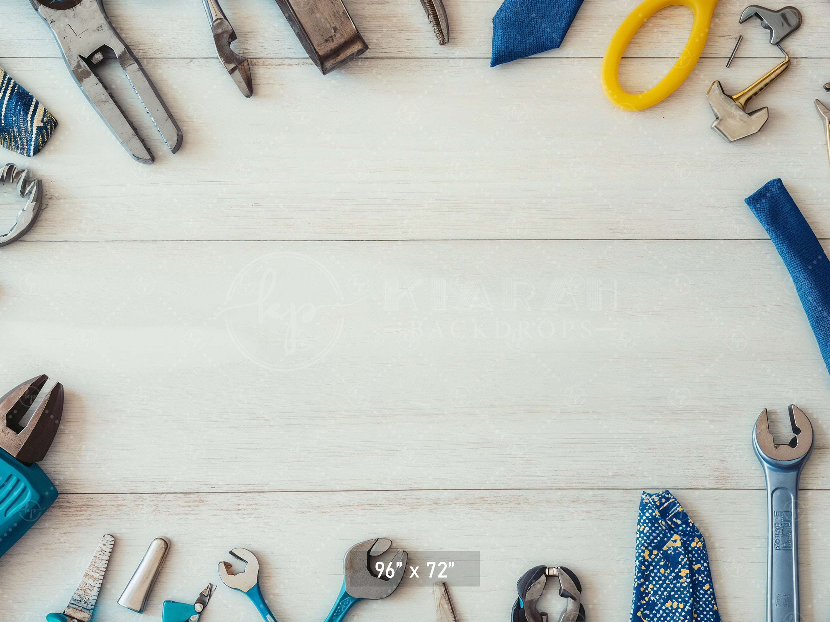 Father's Day Tools & Ties Backdrop