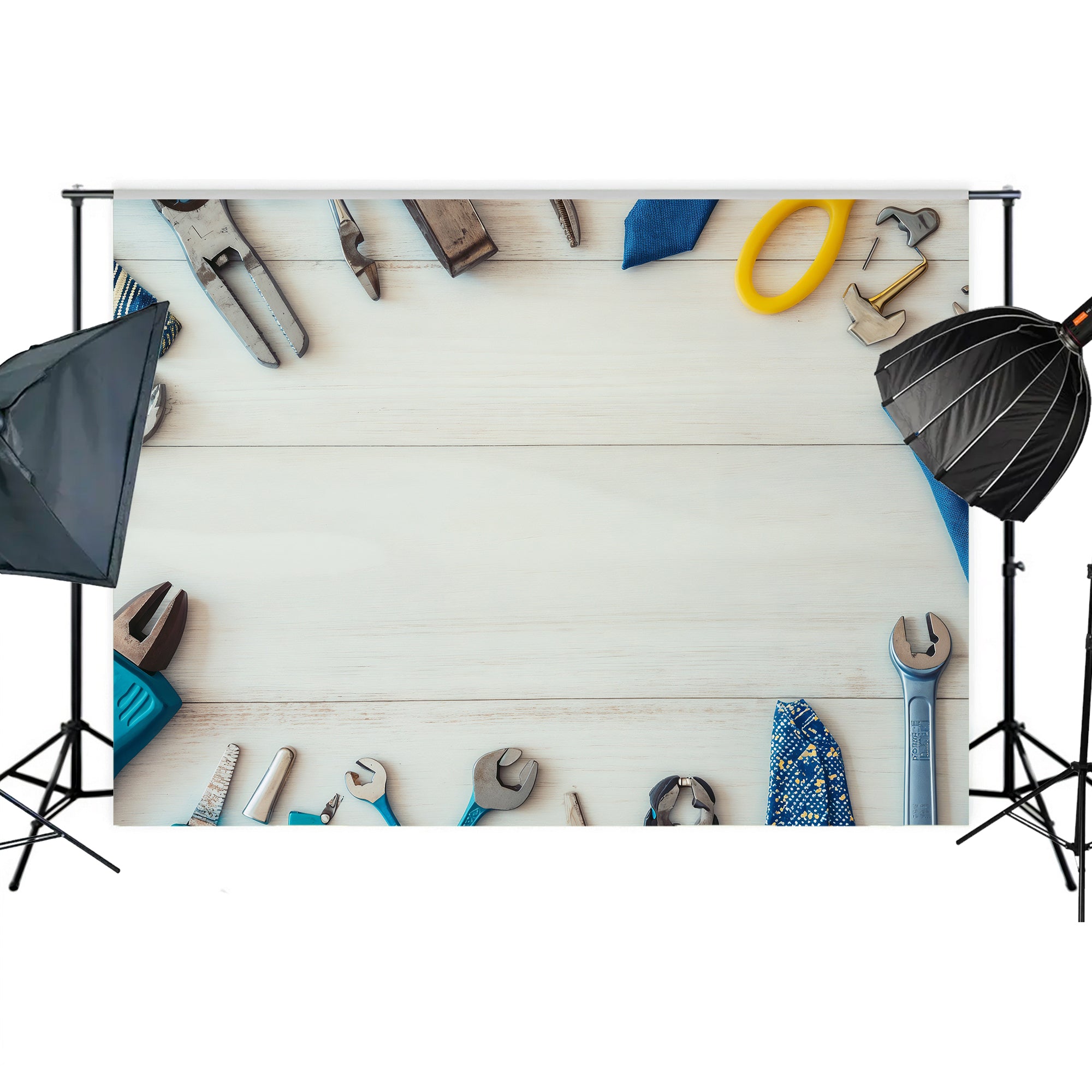 Father's Day Tools & Ties Backdrop