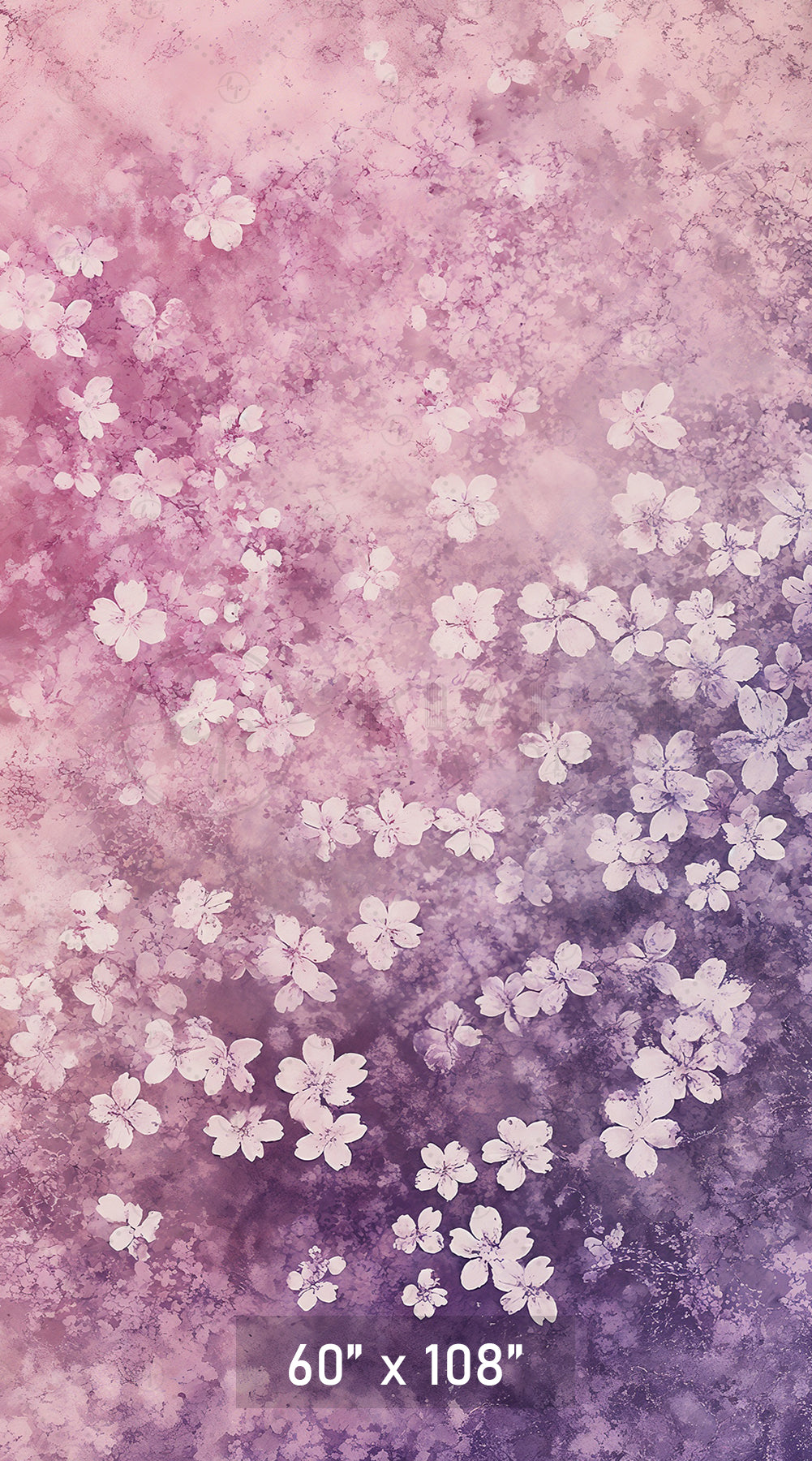 Falling Petals Ombre Backdrop