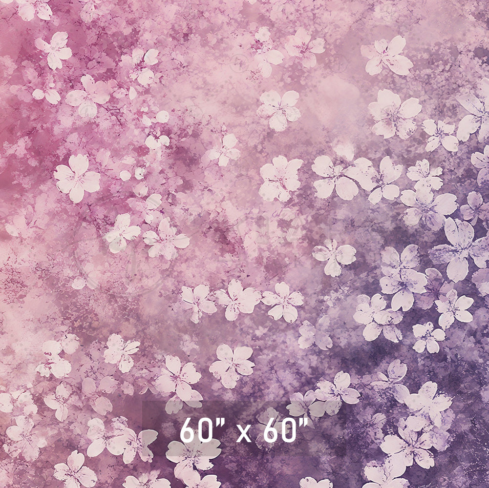 Falling Petals Ombre Backdrop