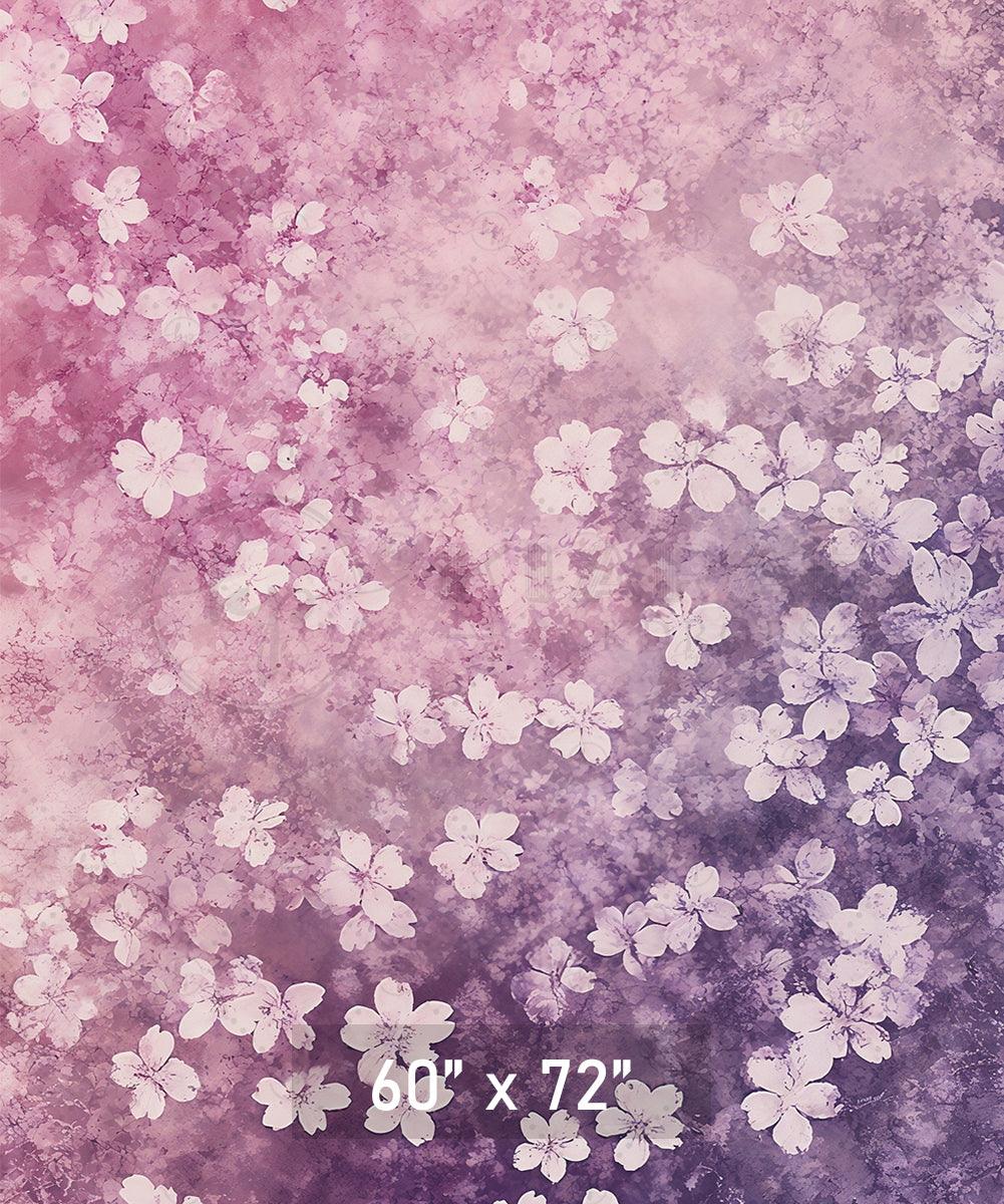 Falling Petals Ombre Backdrop
