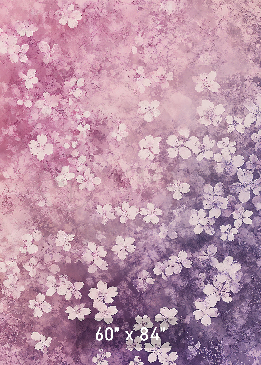 Falling Petals Ombre Backdrop