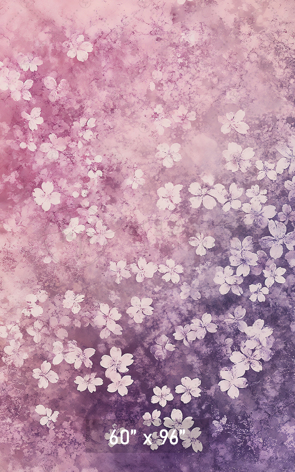 Falling Petals Ombre Backdrop