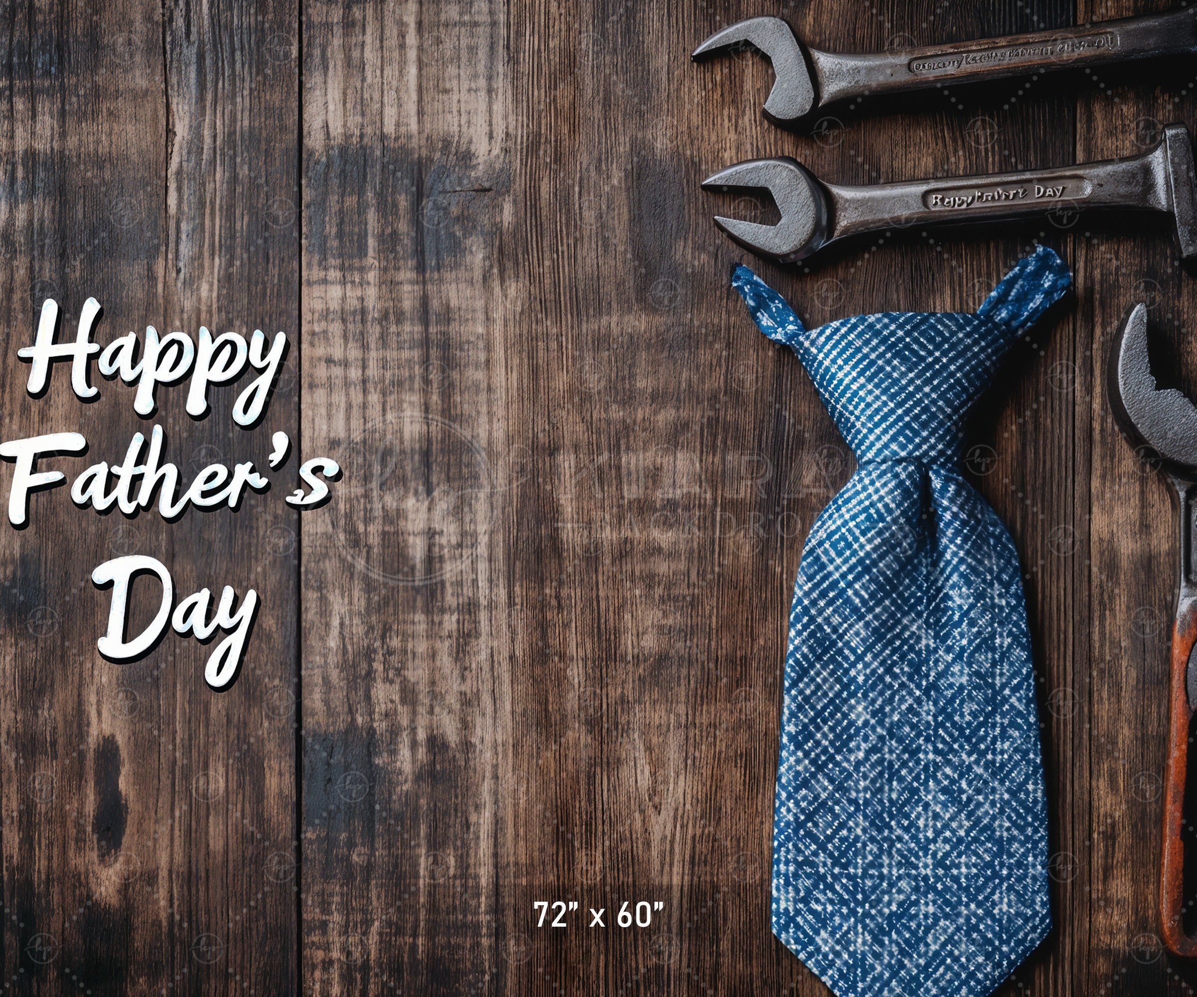 Happy Father's Day Wood Backdrop