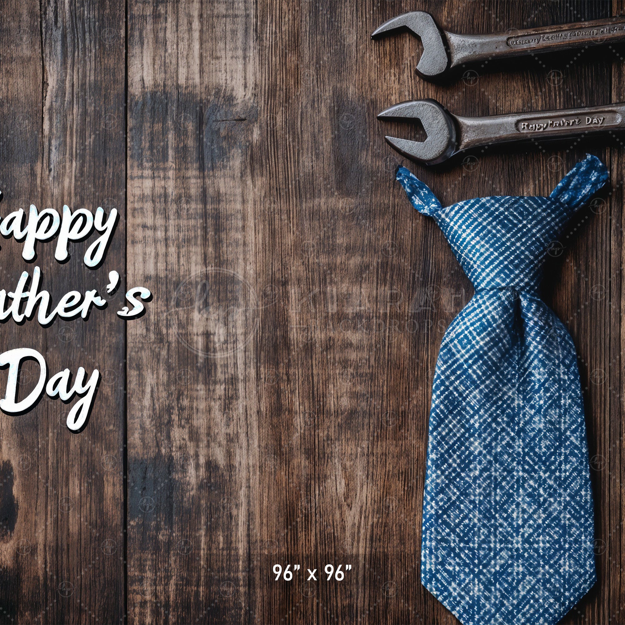 Happy Father's Day Wood Backdrop