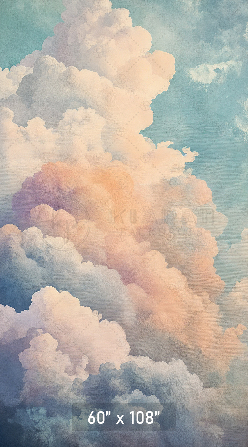 Painted Sunset Cloudscape Backdrop