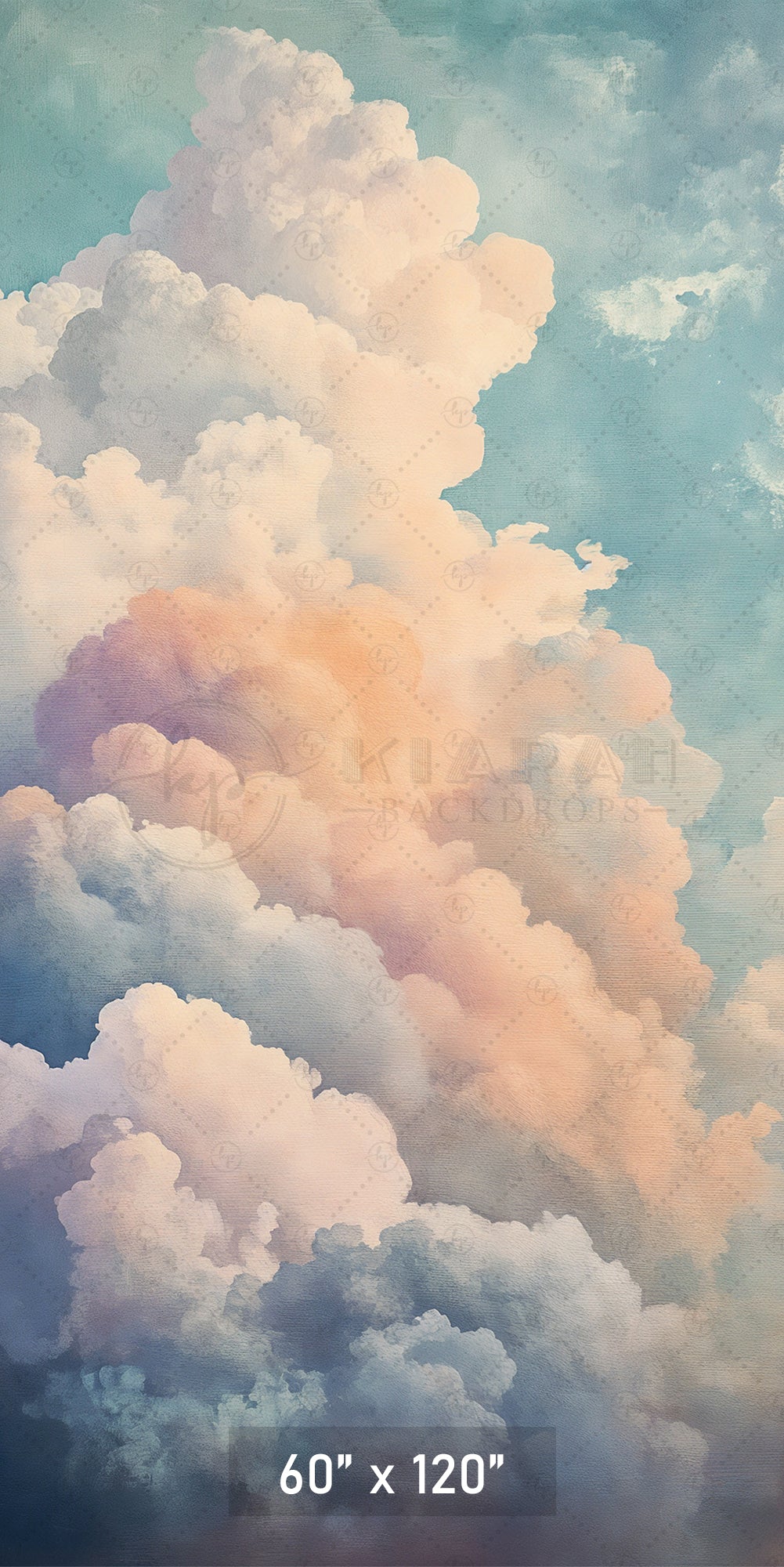 Painted Sunset Cloudscape Backdrop