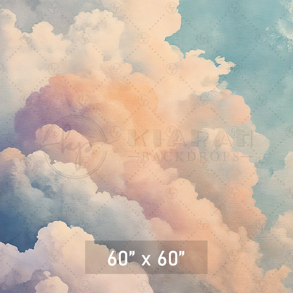 Painted Sunset Cloudscape Backdrop