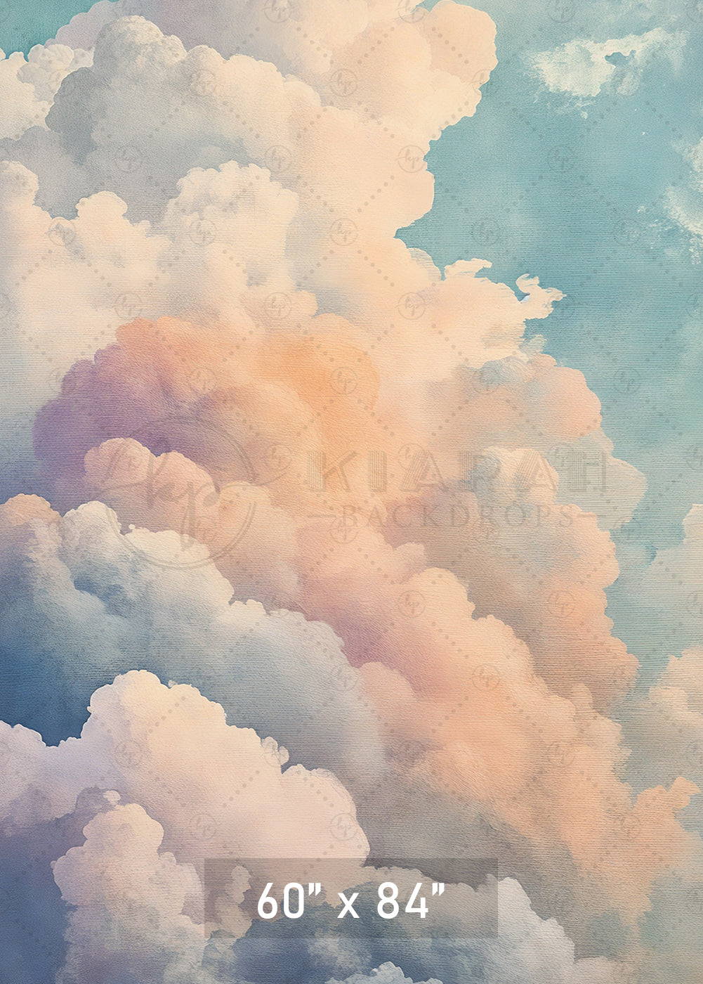 Painted Sunset Cloudscape Backdrop