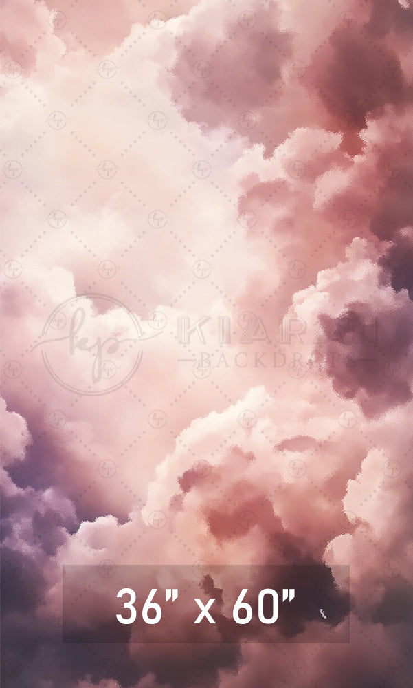 Romantic Pink Cloud Painting Backdrop