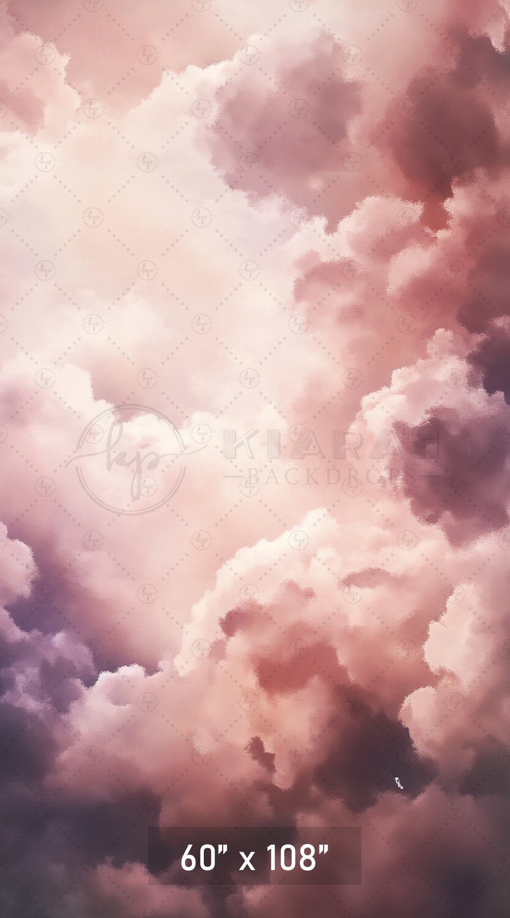 Romantic Pink Cloud Painting Backdrop