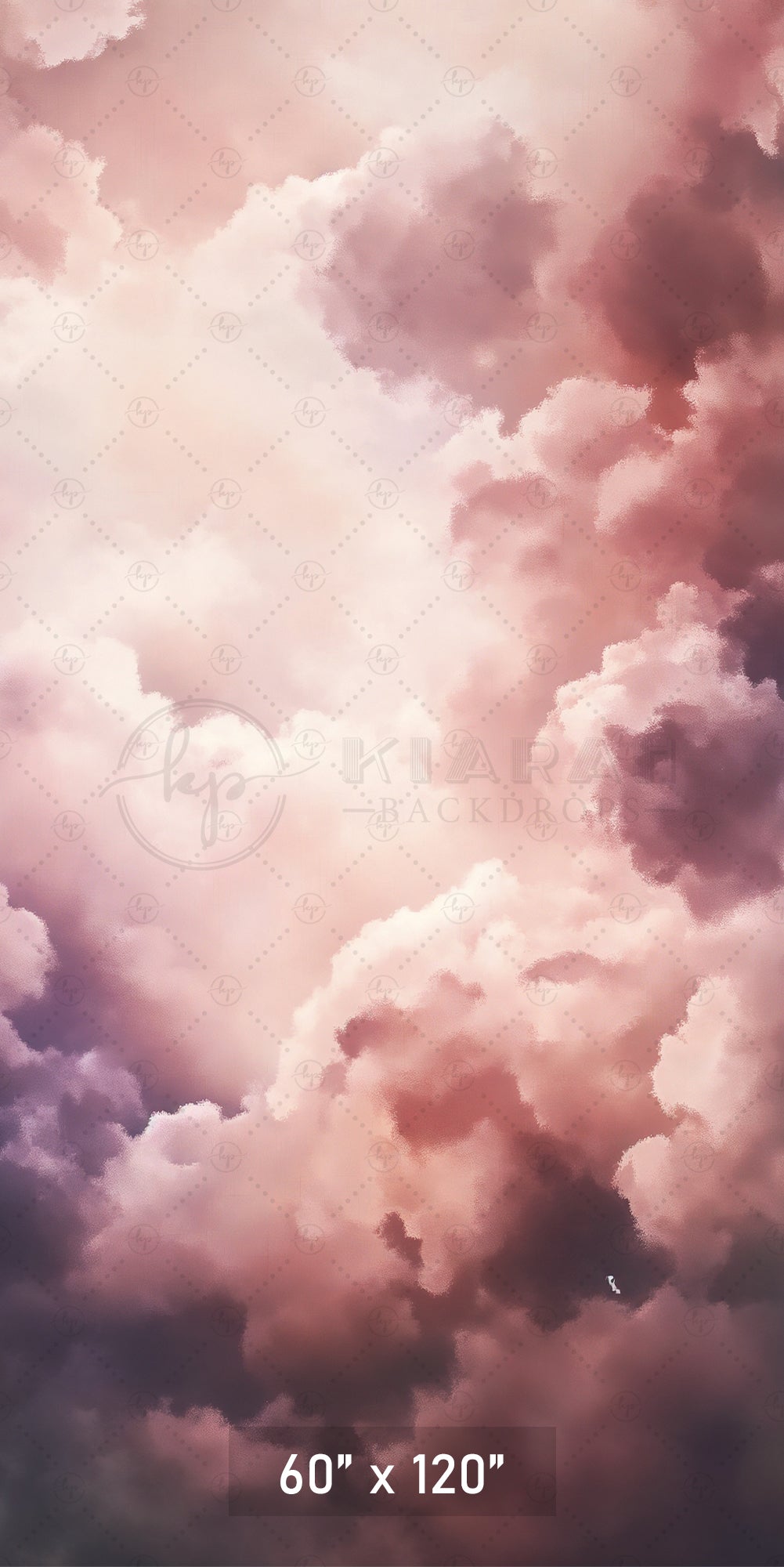 Romantic Pink Cloud Painting Backdrop