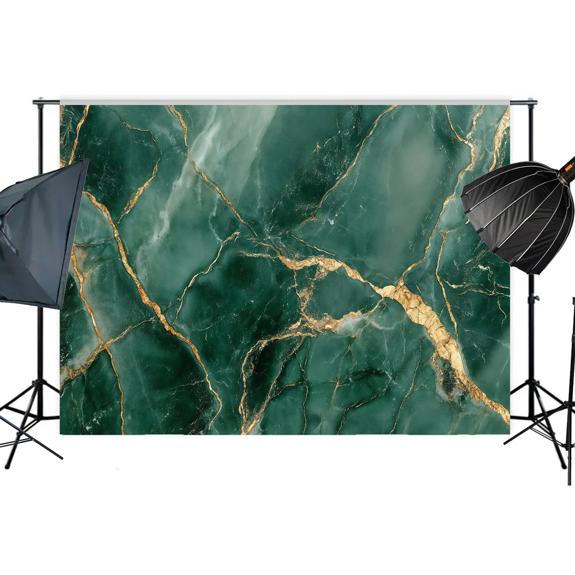 Amethyst & Rose Gold Flow Backdrop