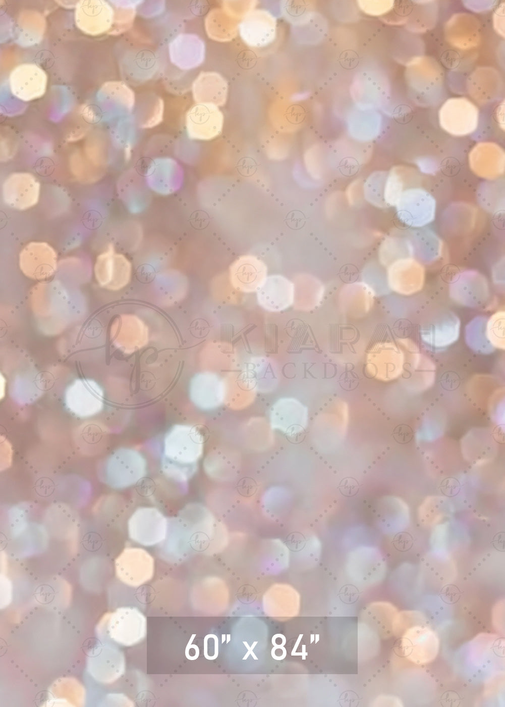 Soft Gold & Silver Bokeh Backdrop