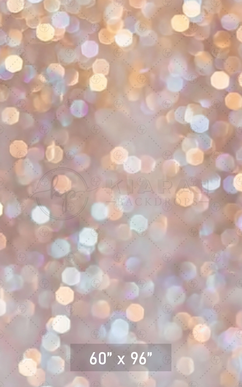 Soft Gold & Silver Bokeh Backdrop