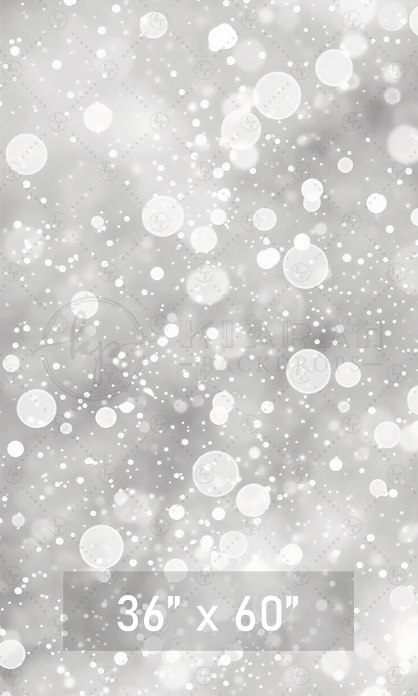 White Sparkle Bokeh Backdrop