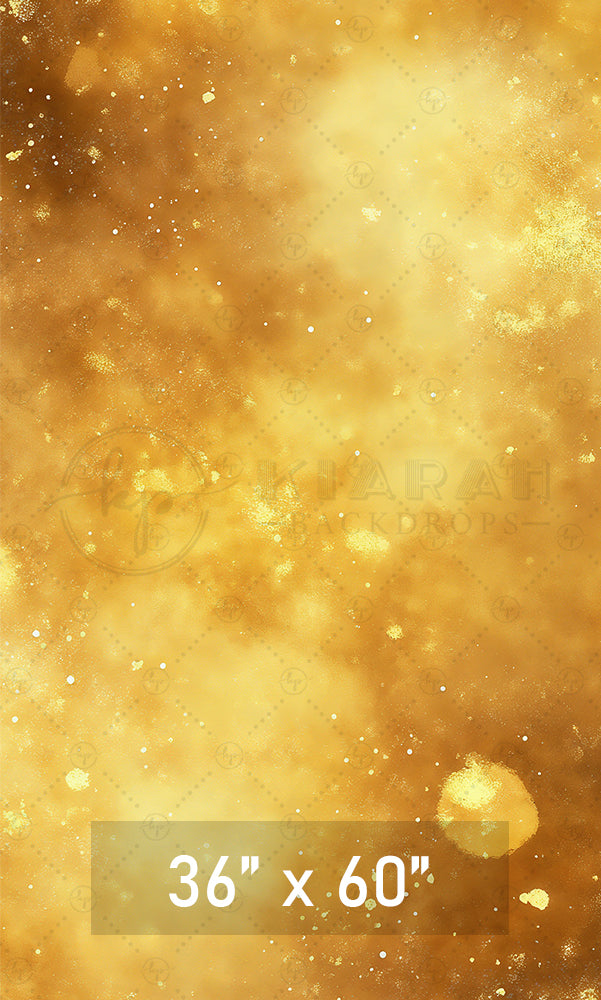 Golden Cloud Sparkle Backdrop