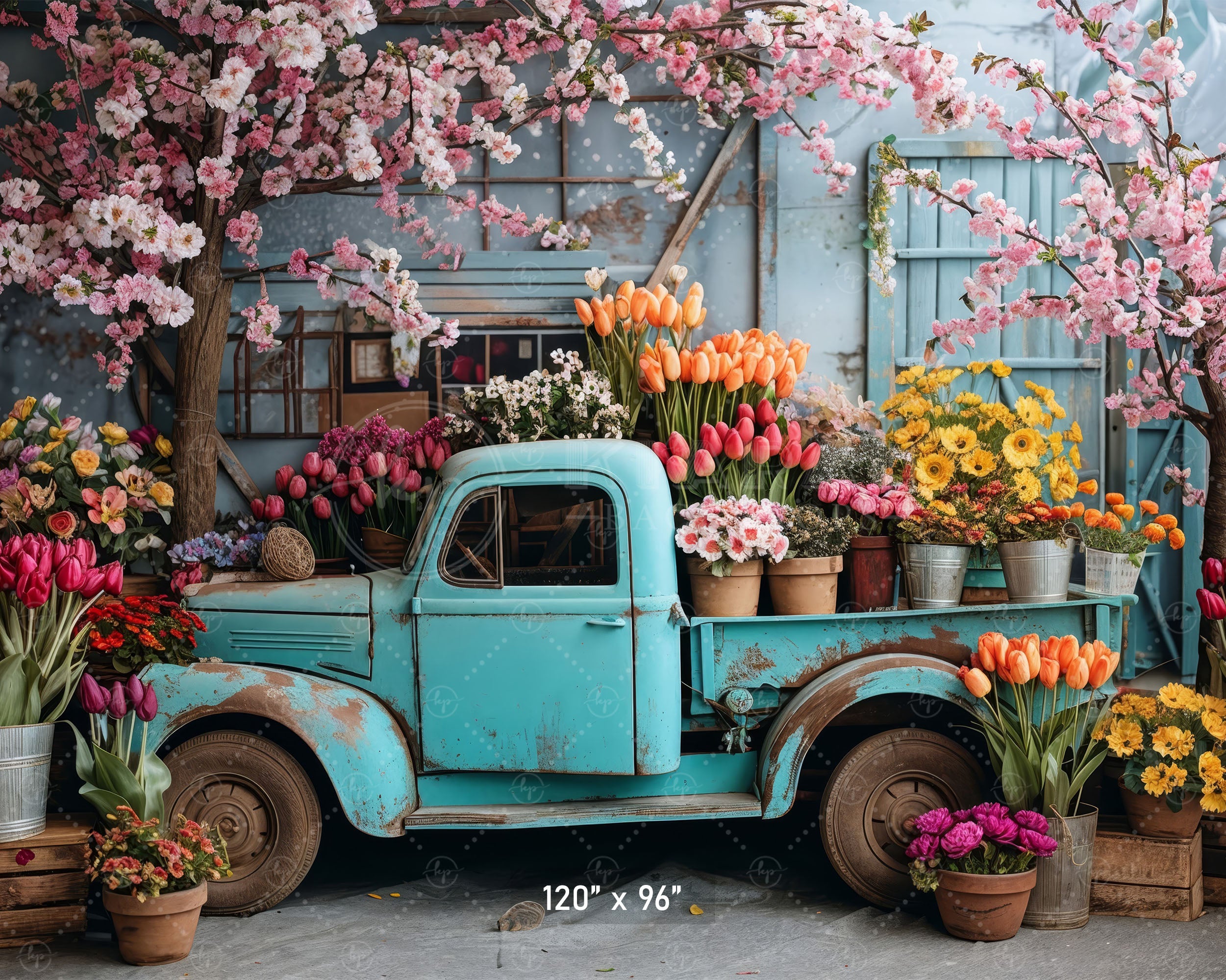 Vintage Bloom Truck