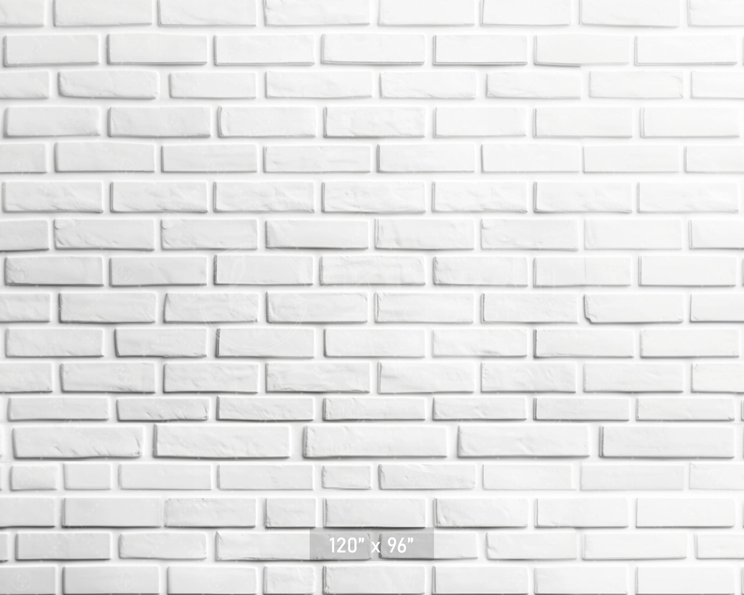 Timeless White Brick Wall