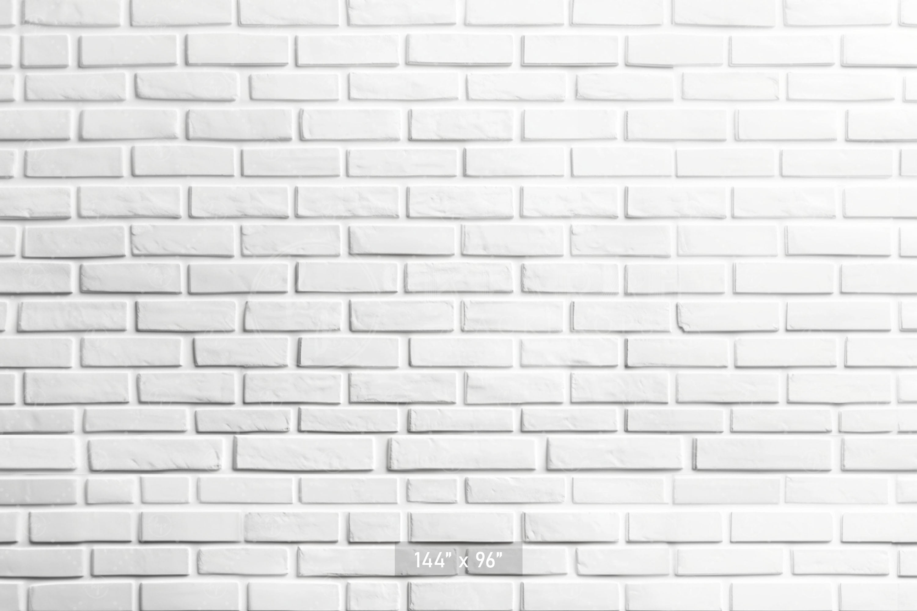 Timeless White Brick Wall