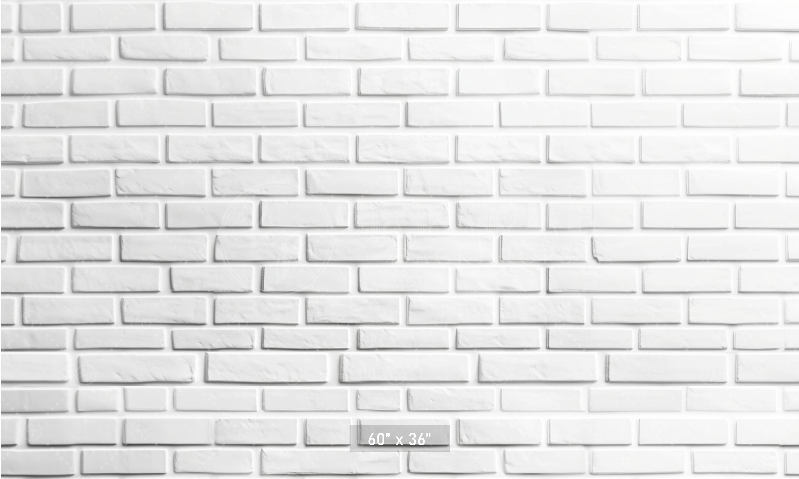 Timeless White Brick Wall