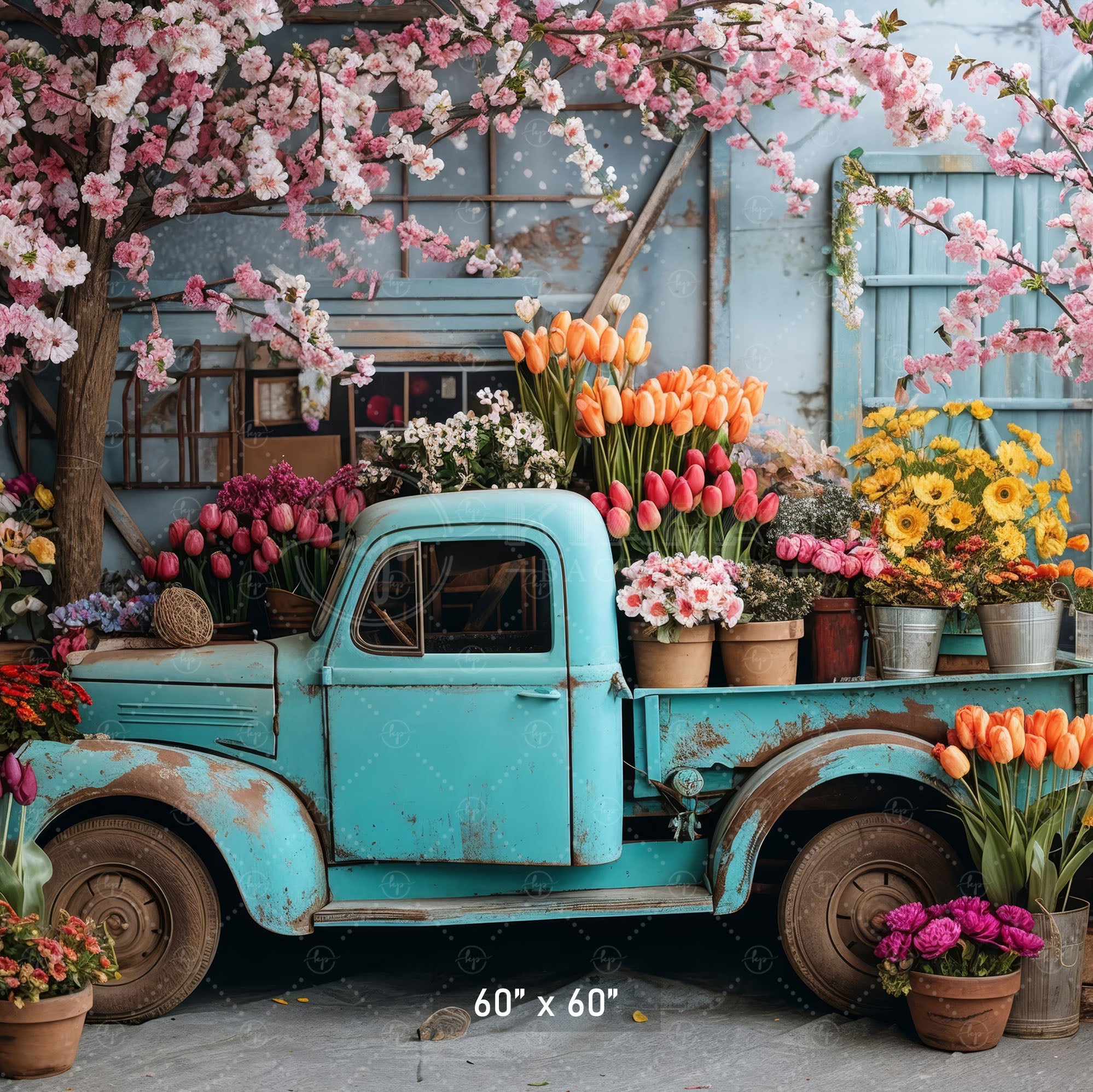 Vintage Bloom Truck