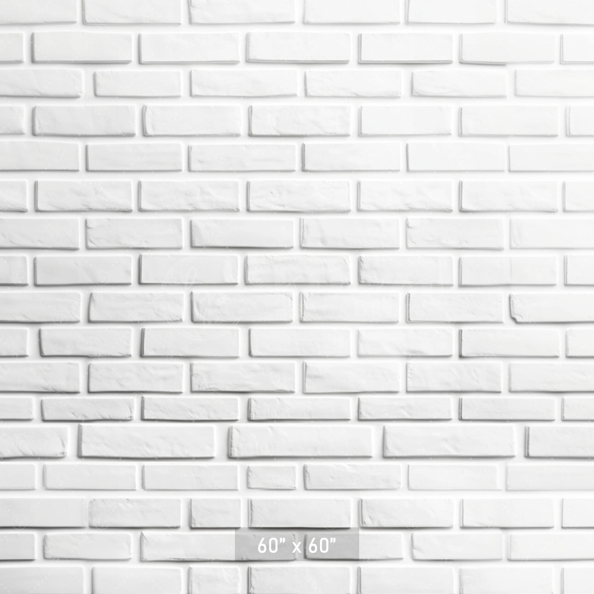 Timeless White Brick Wall