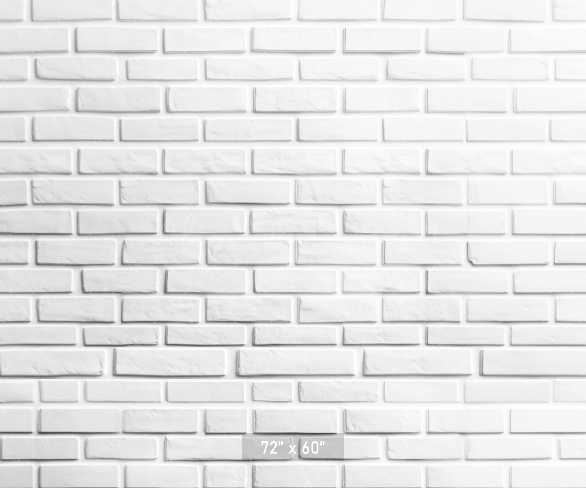 Timeless White Brick Wall