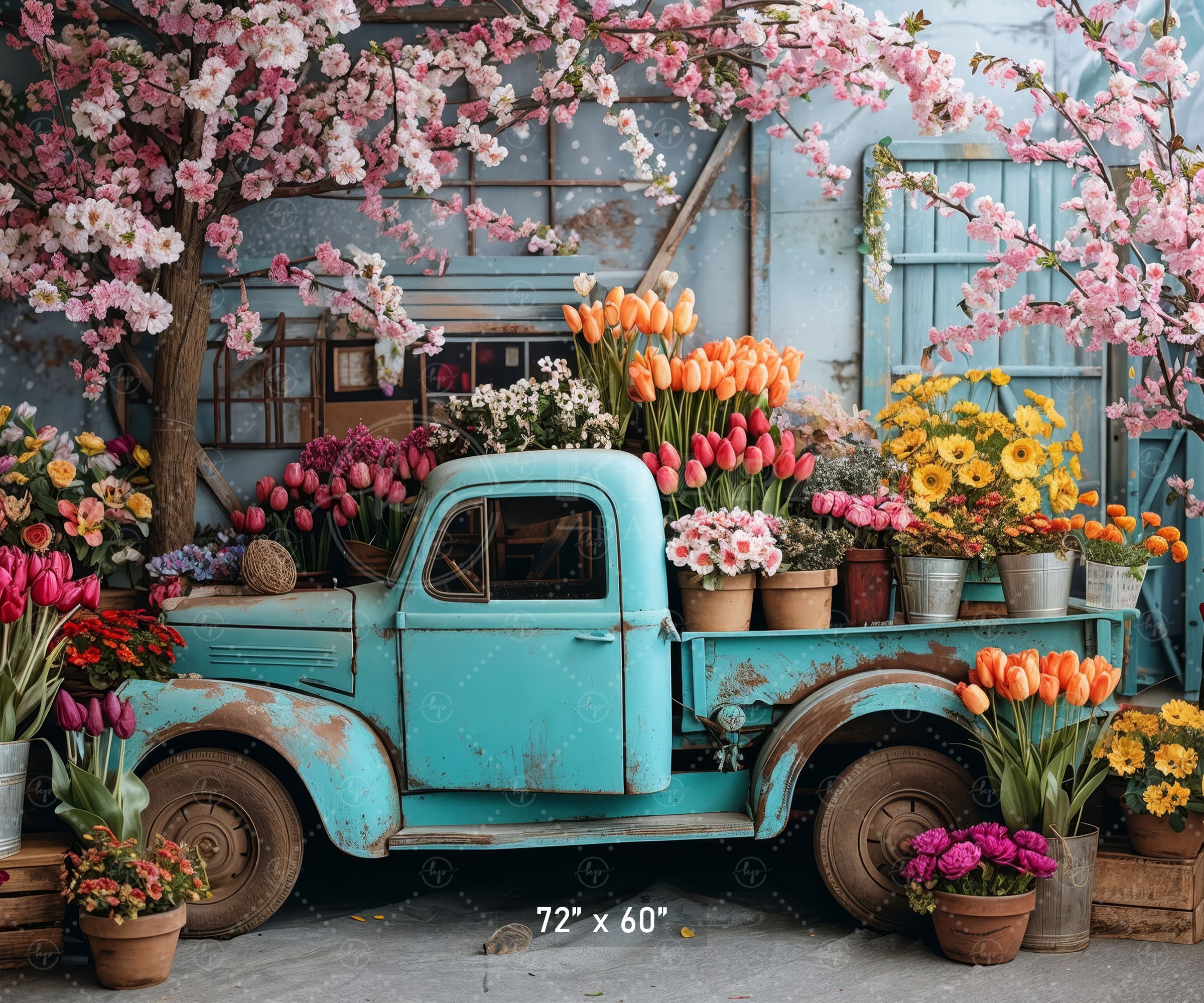 Vintage Bloom Truck