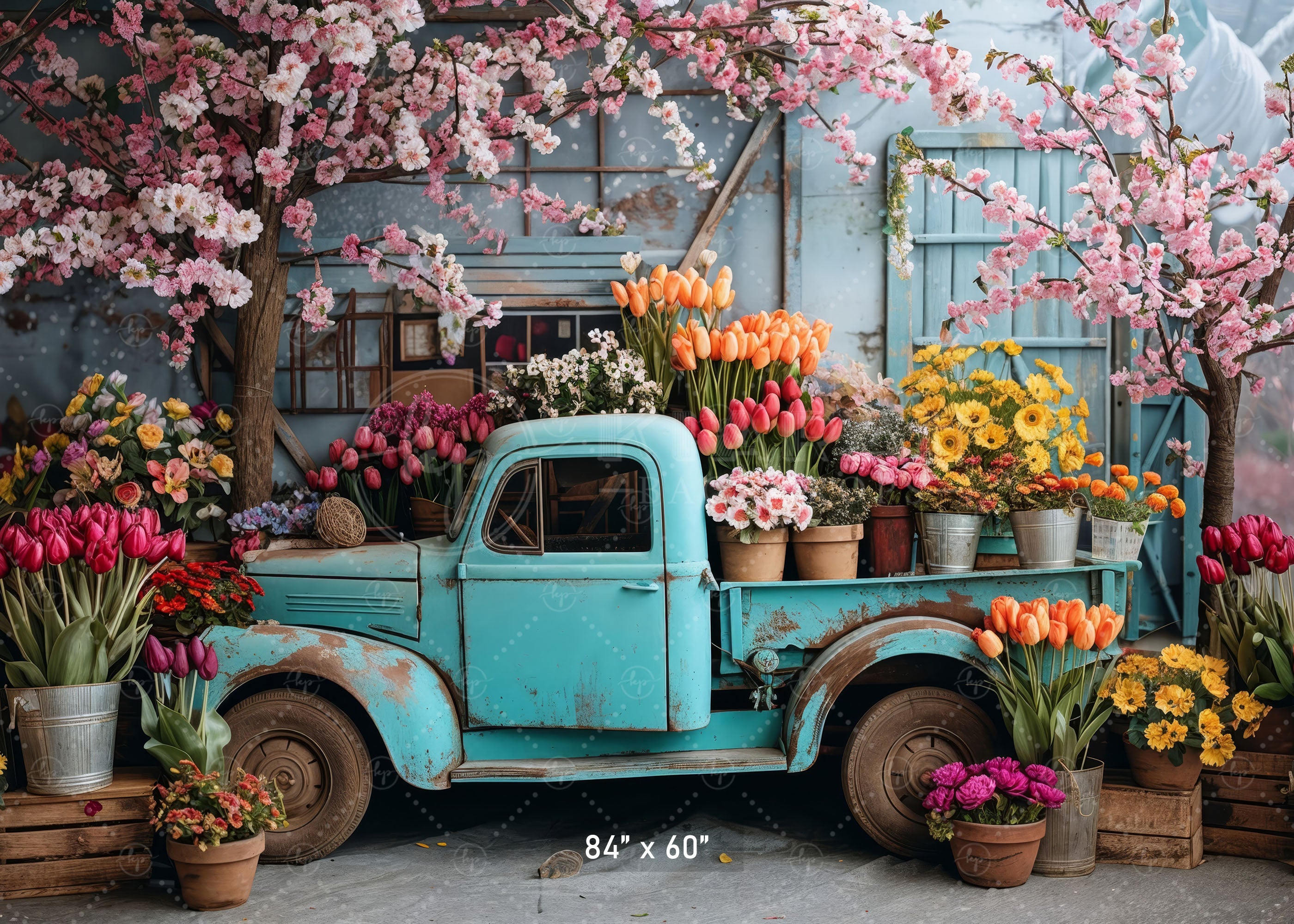 Vintage Bloom Truck